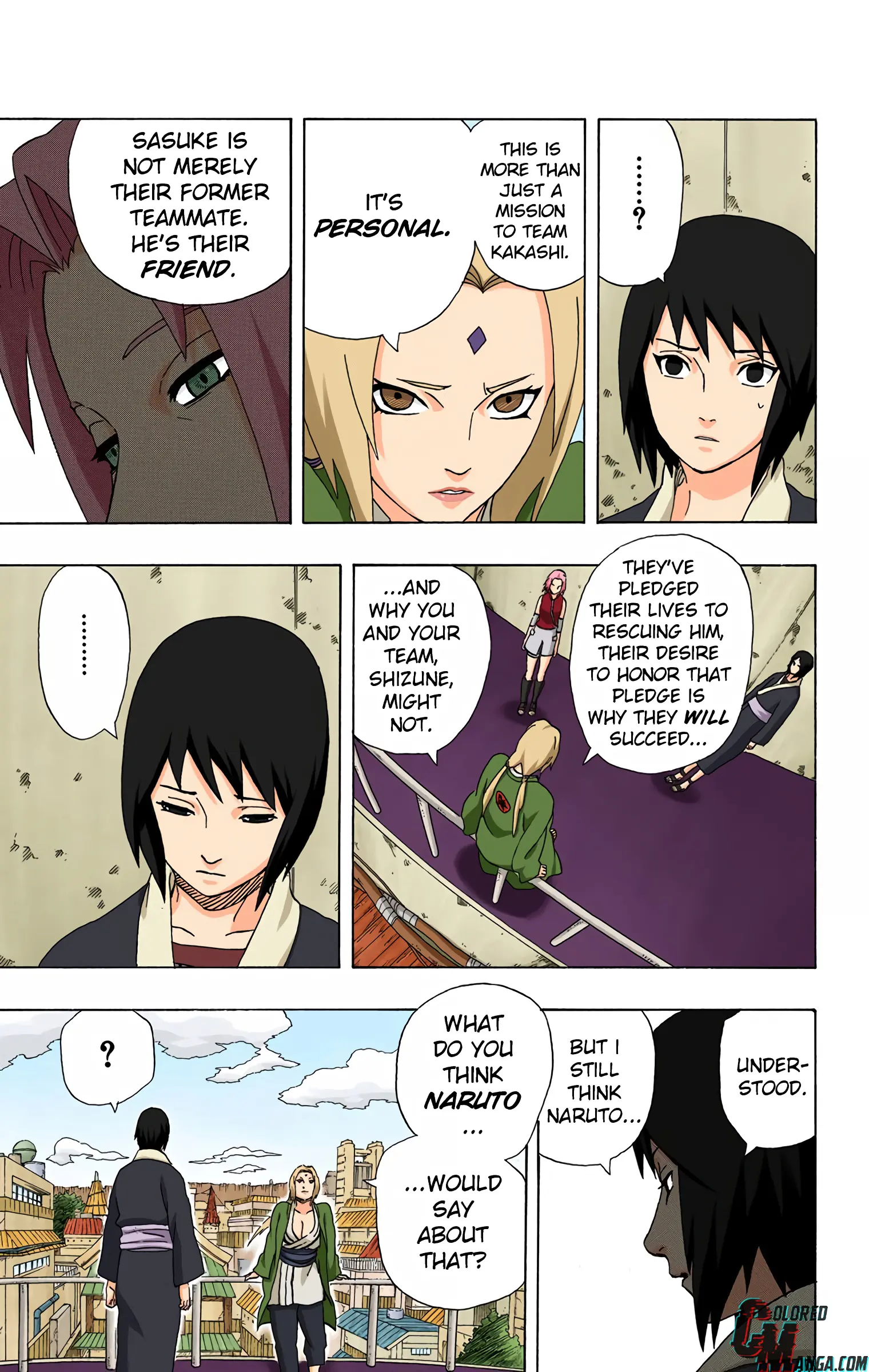 Naruto Colored Manga Online, chapter 282, page 5