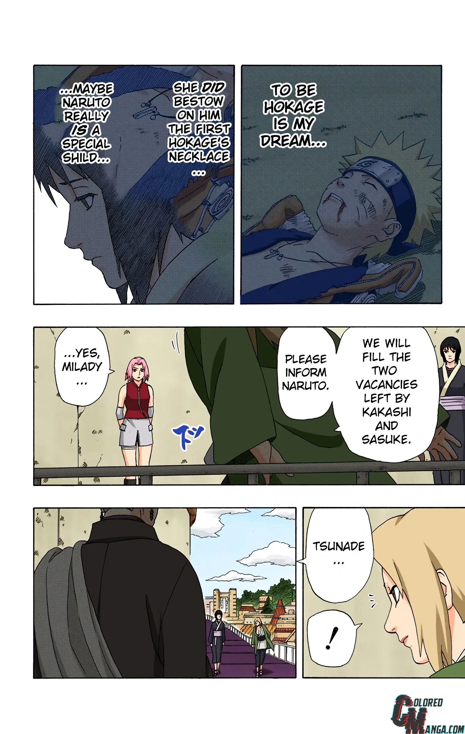 Naruto Colored Manga Online, chapter 282, page 8