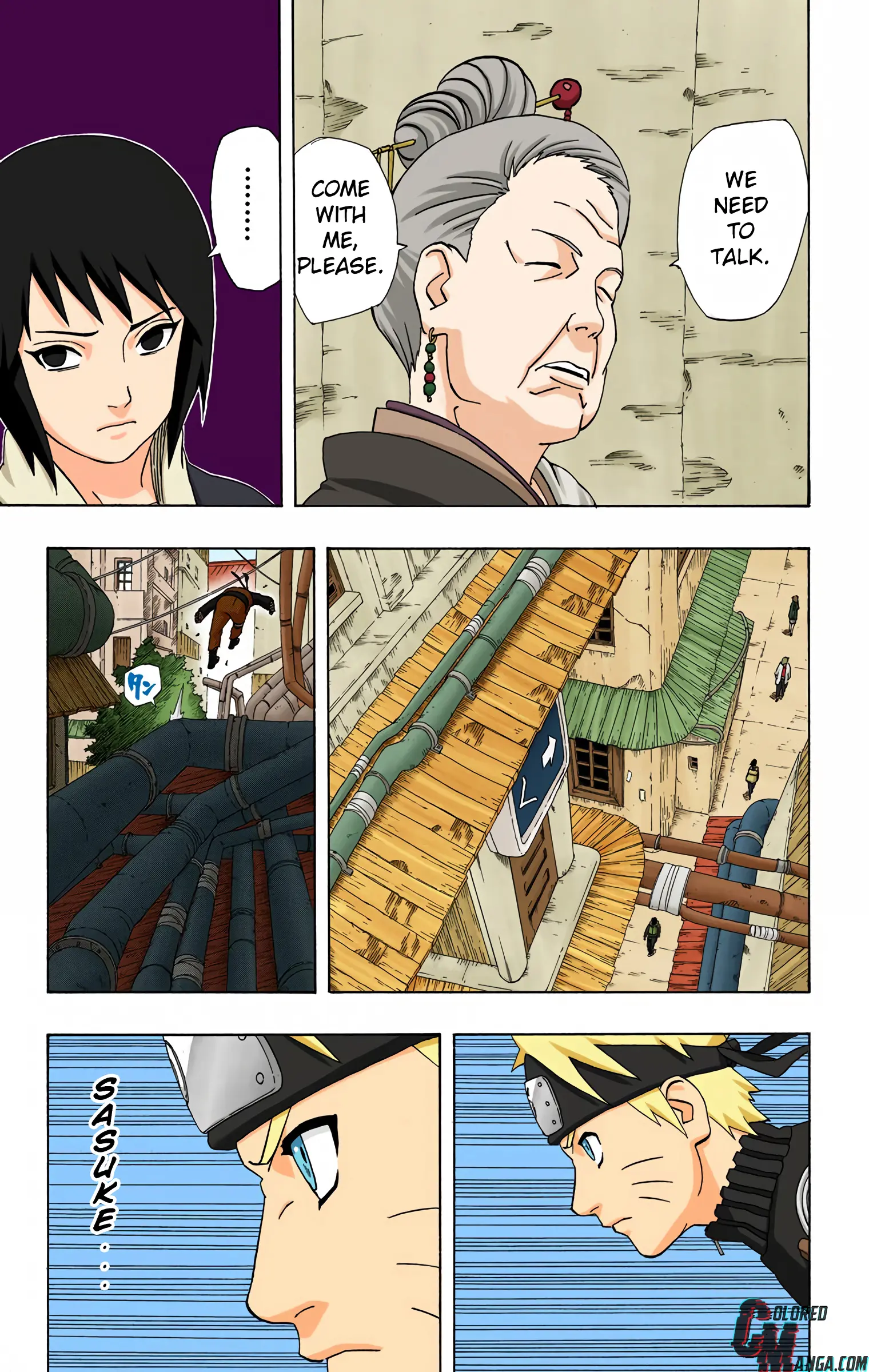 Naruto Colored Manga Online, chapter 282, page 9