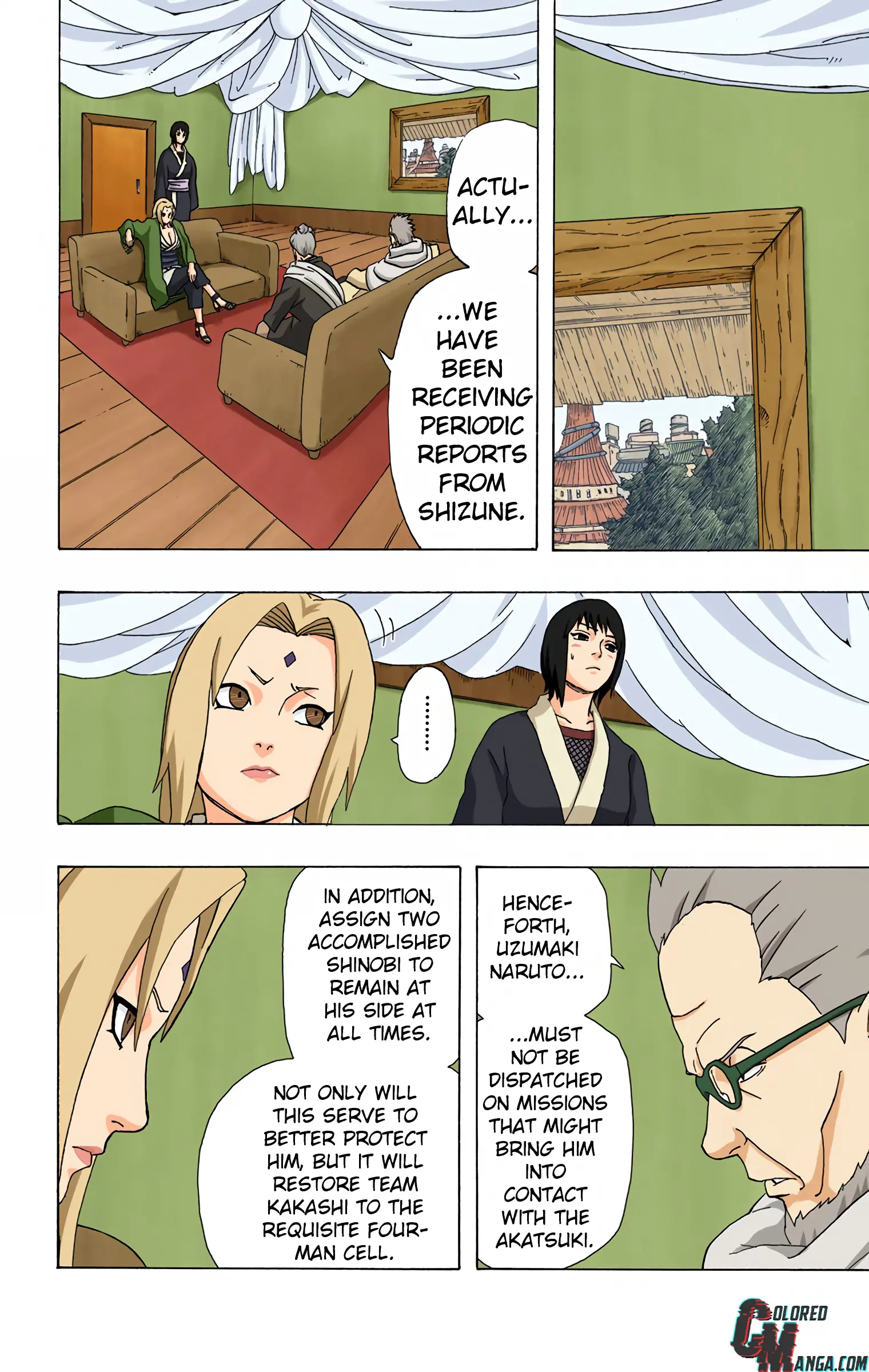 Naruto Colored Manga Online, chapter 282, page 10
