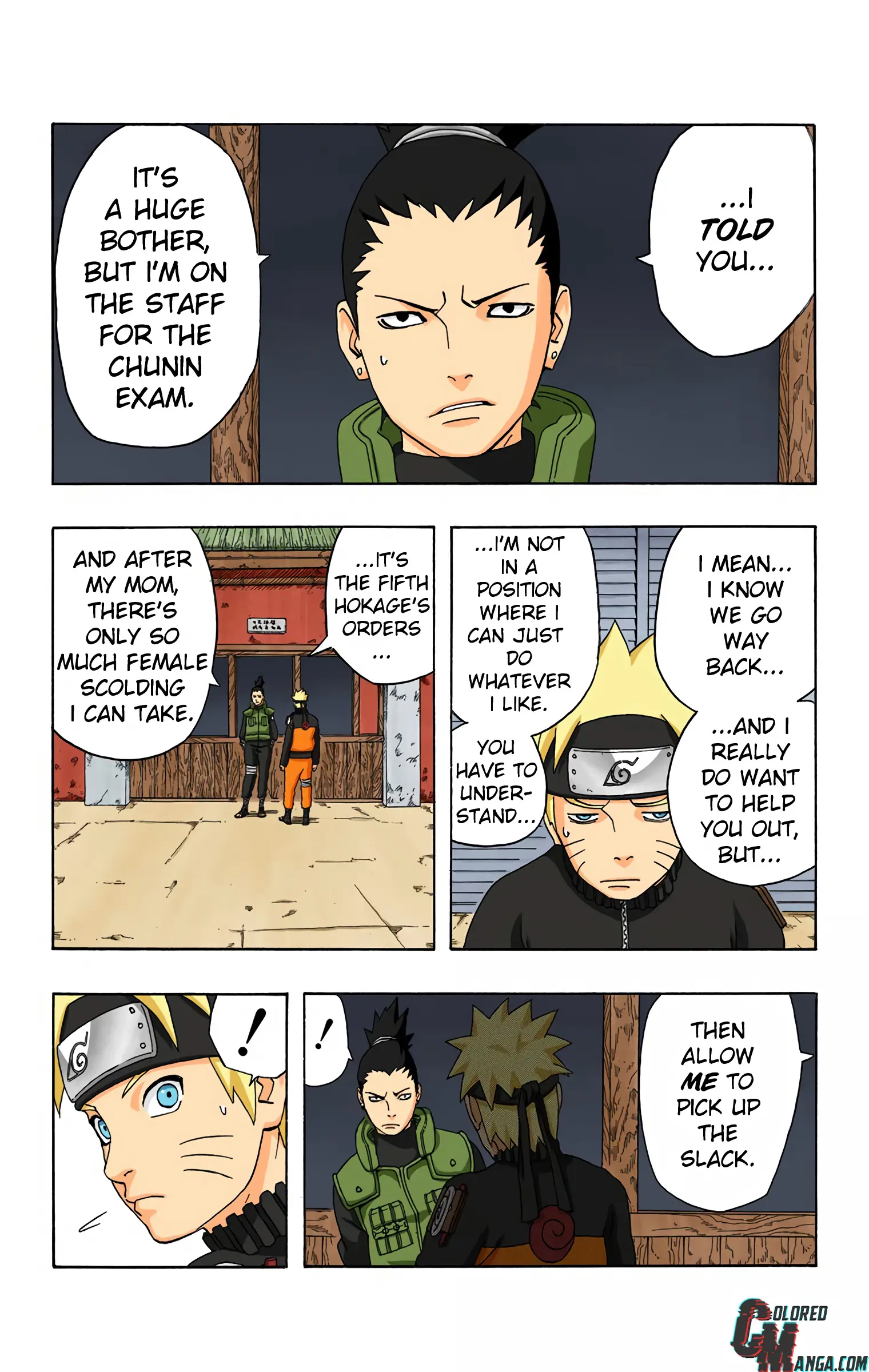 Naruto Colored Manga Online, chapter 283, page 3