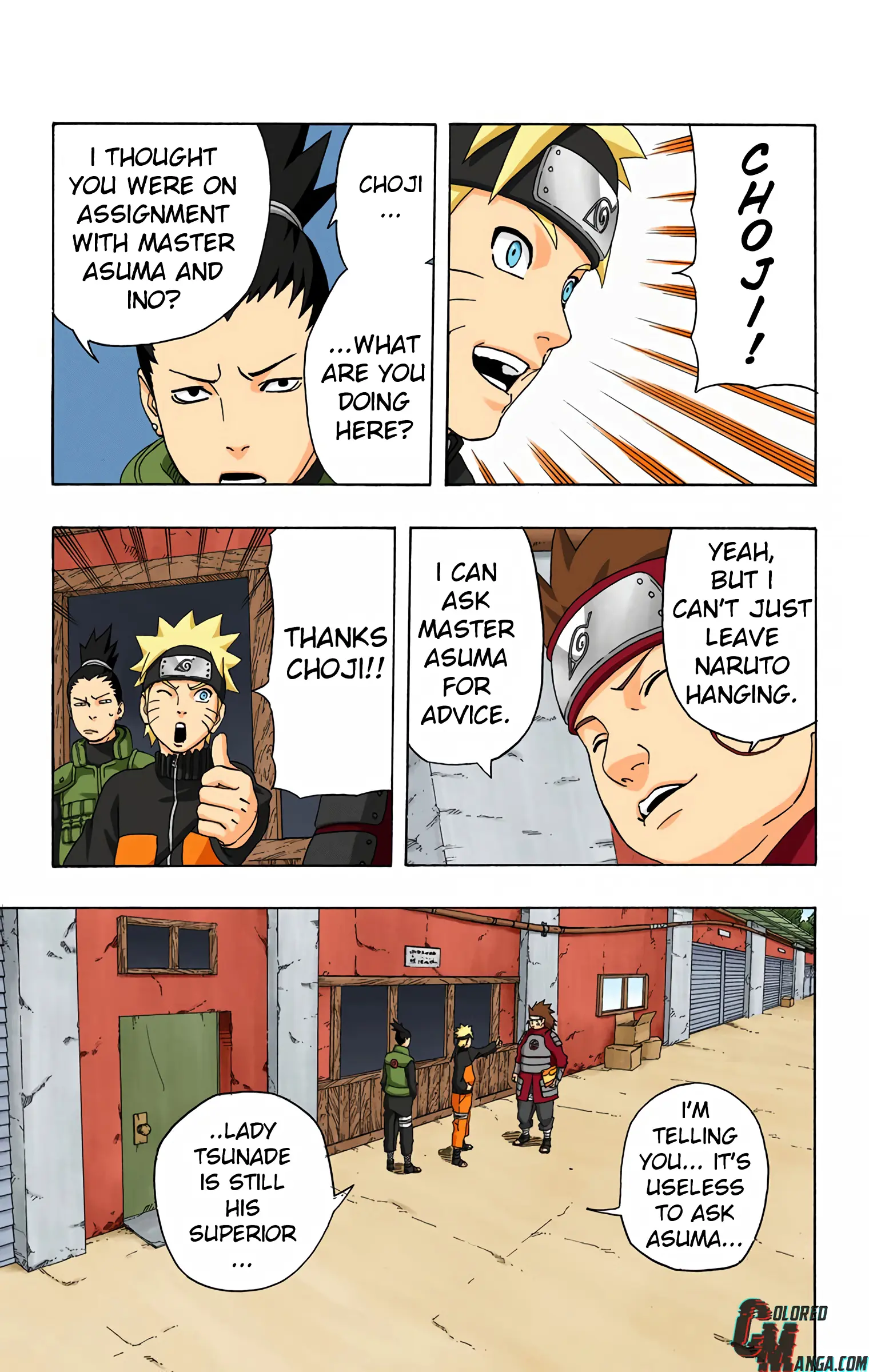 Naruto Colored Manga Online, chapter 283, page 5