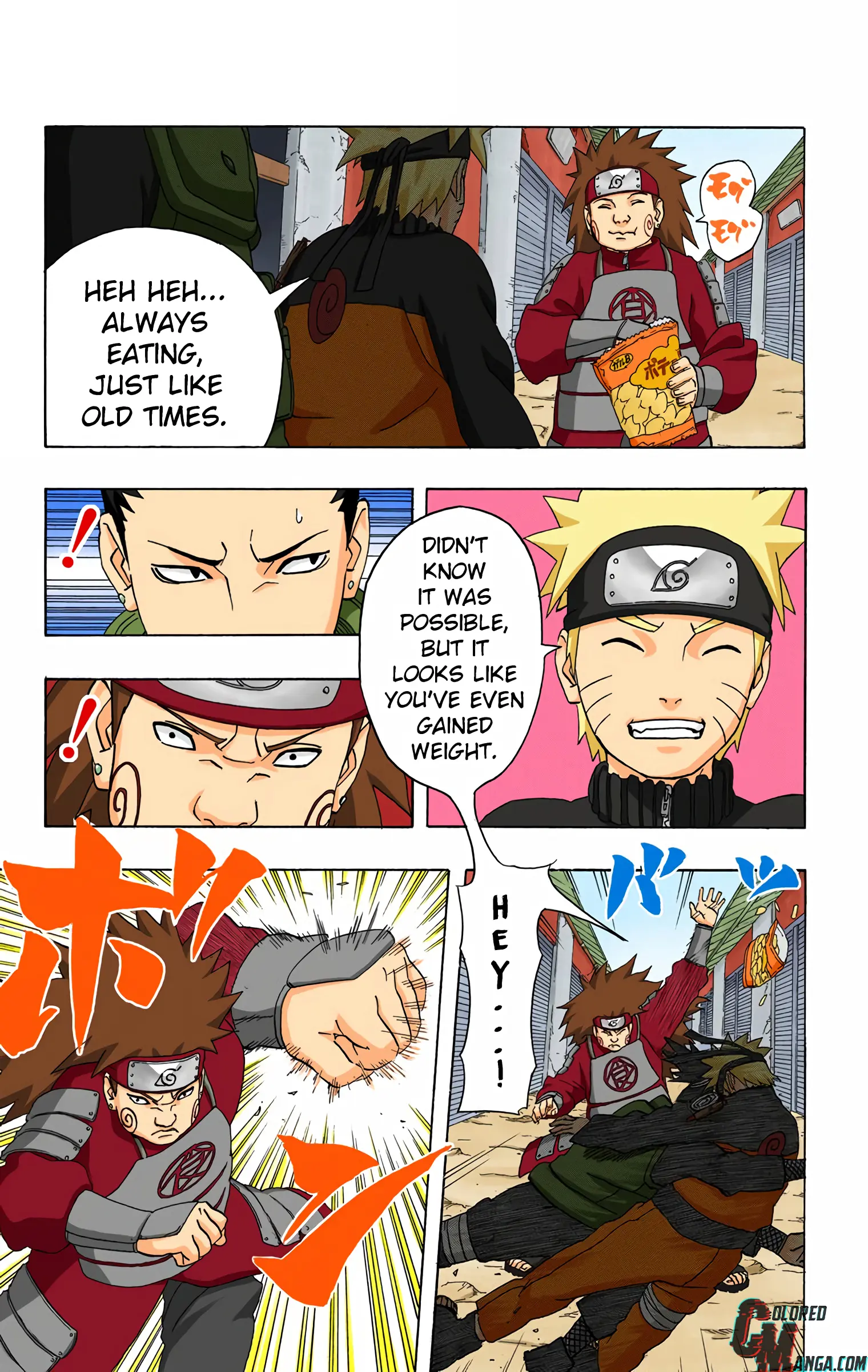 Naruto Colored Manga Online, chapter 283, page 7