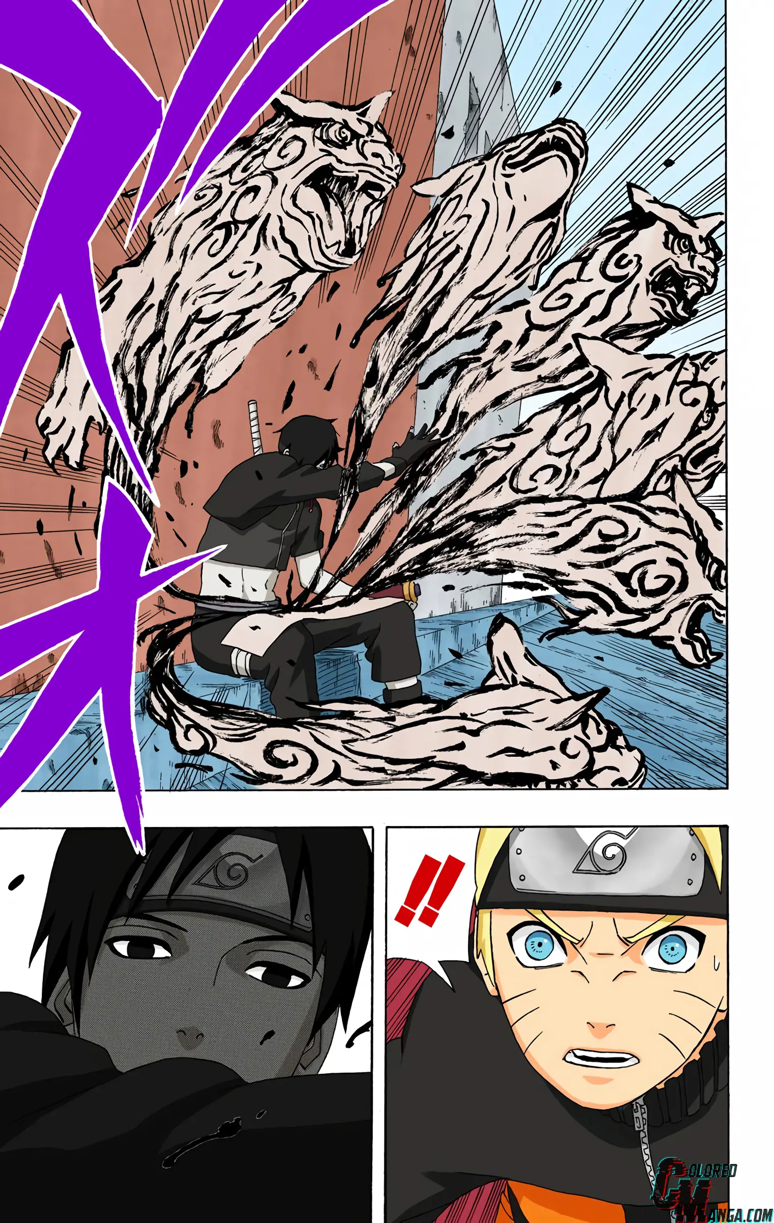 Naruto Colored Manga Online, chapter 283, page 14