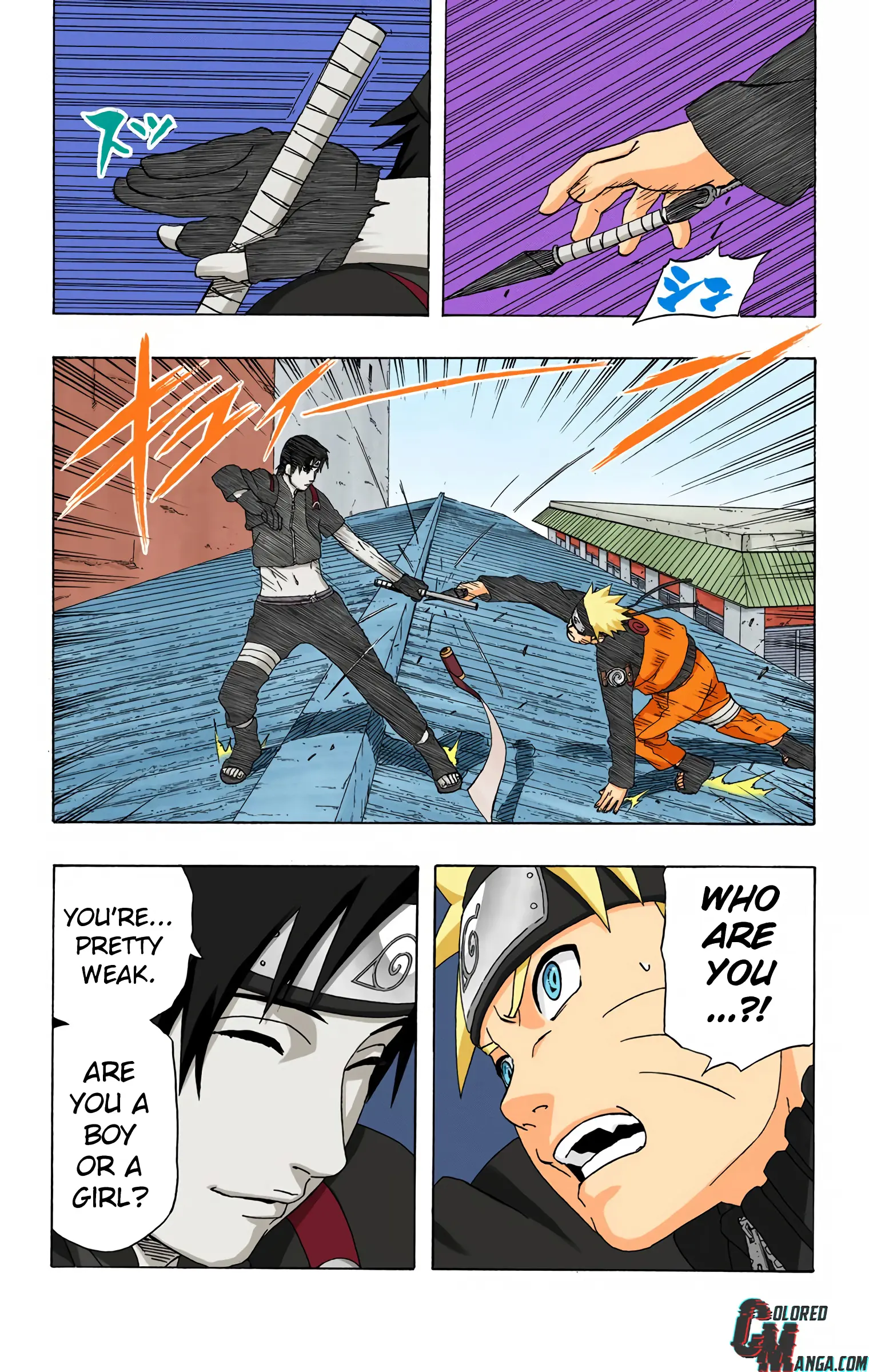 Naruto Colored Manga Online, chapter 283, page 18