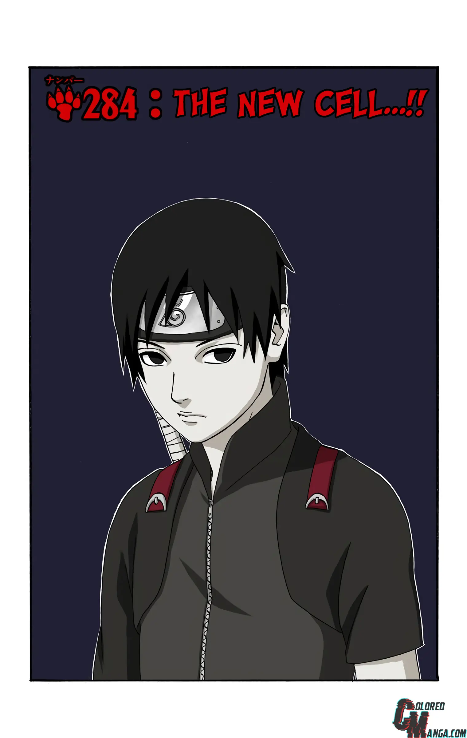 Naruto Colored Manga Online, chapter 284, page 1