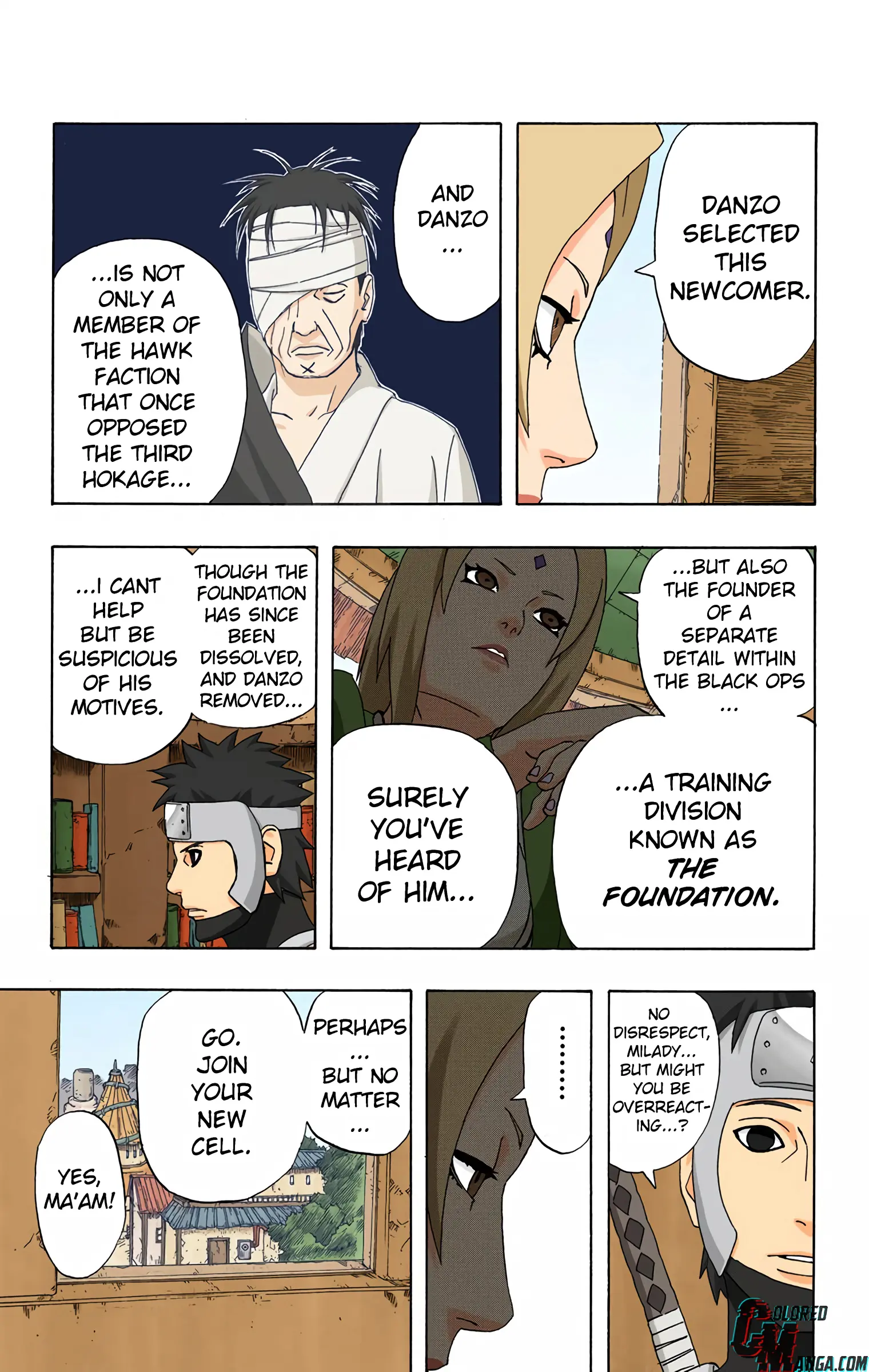Naruto Colored Manga Online, chapter 284, page 17