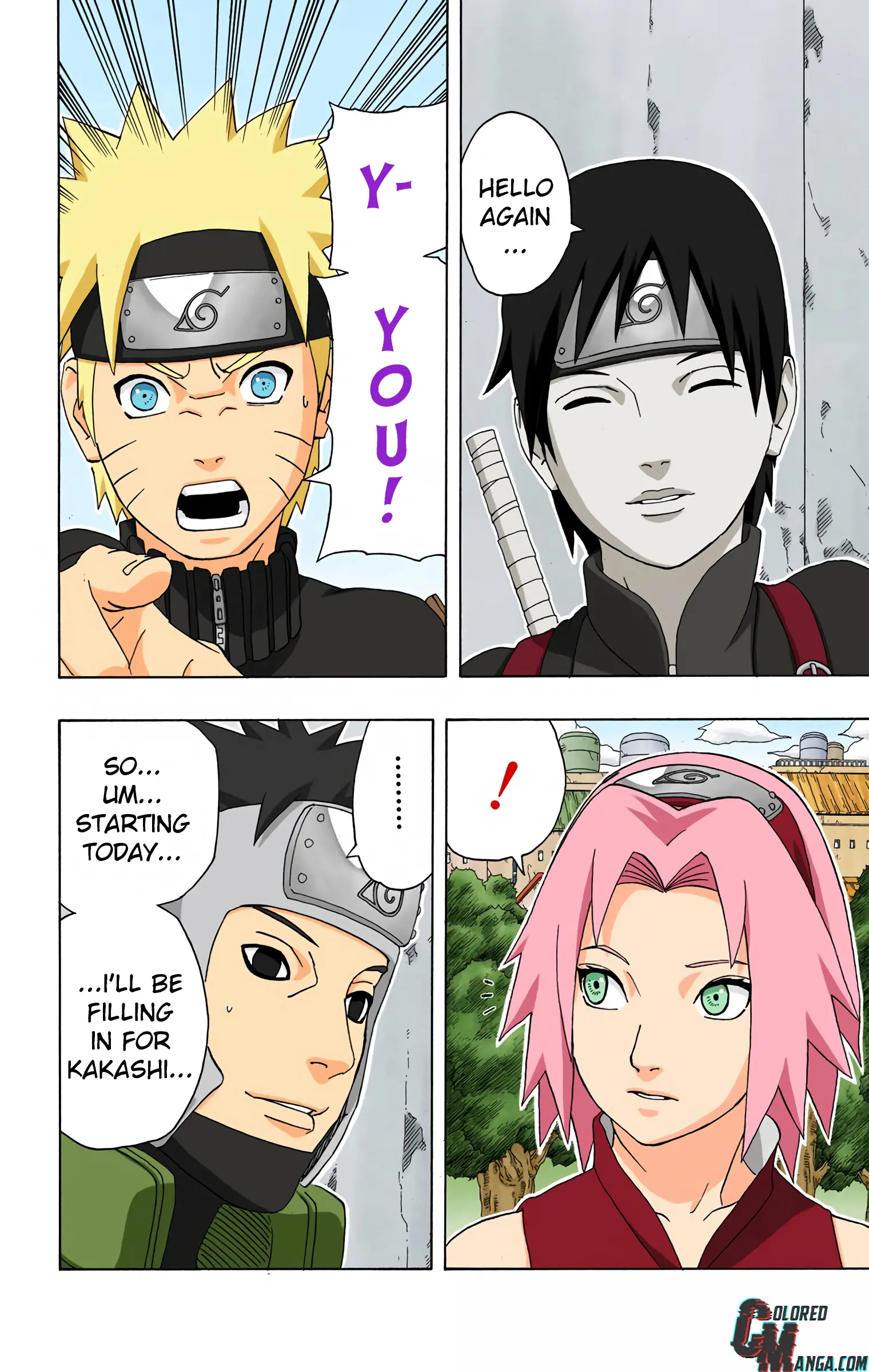 Naruto Colored Manga Online, chapter 284, page 18