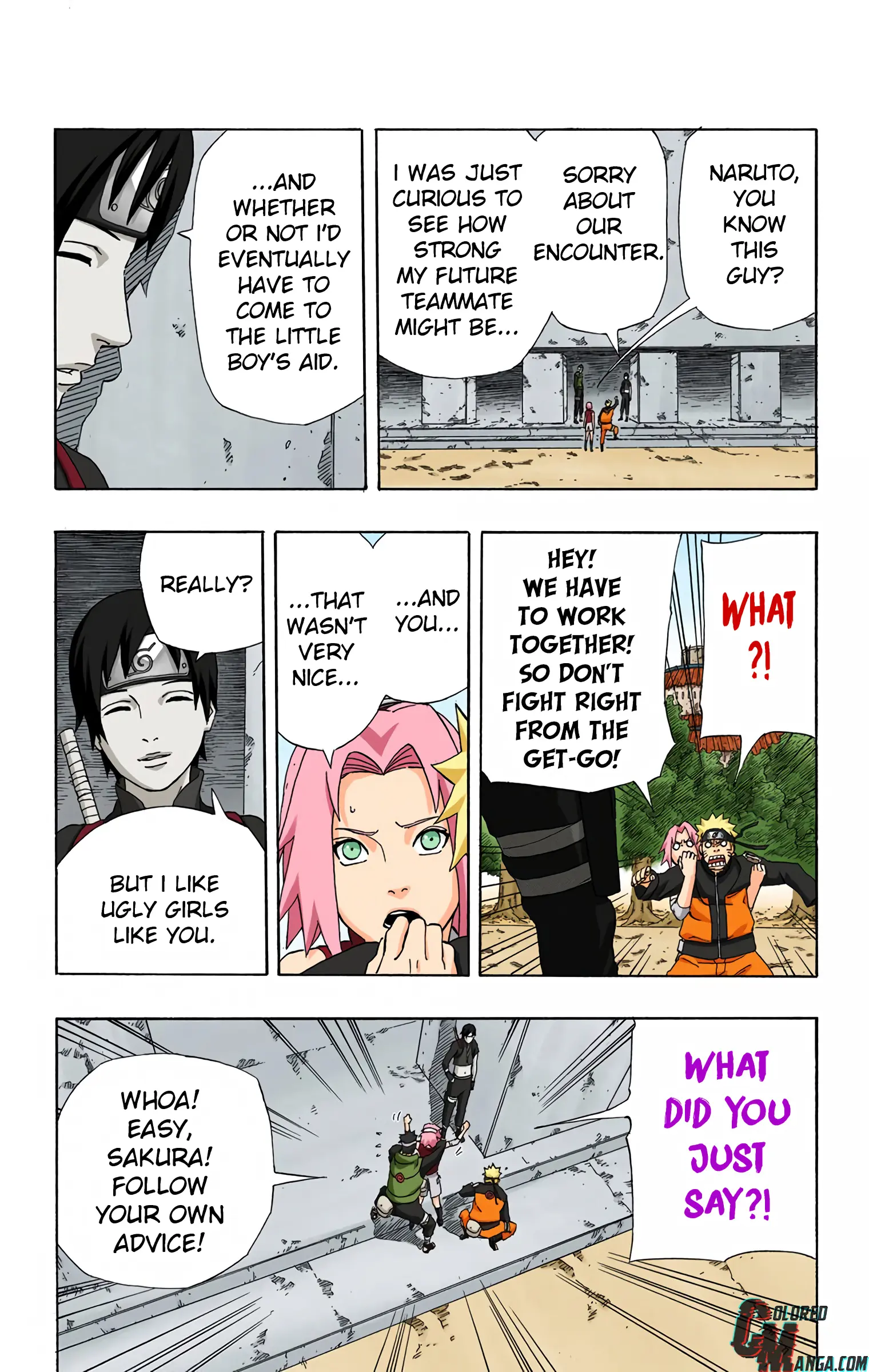 Naruto Colored Manga Online, chapter 284, page 19