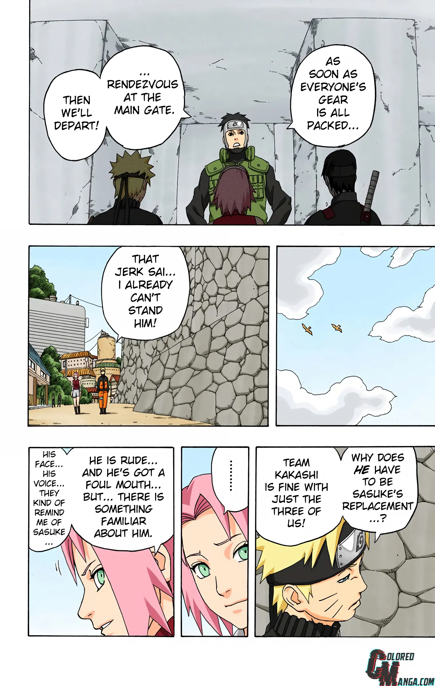 Naruto Colored Manga Online, chapter 285, page 4