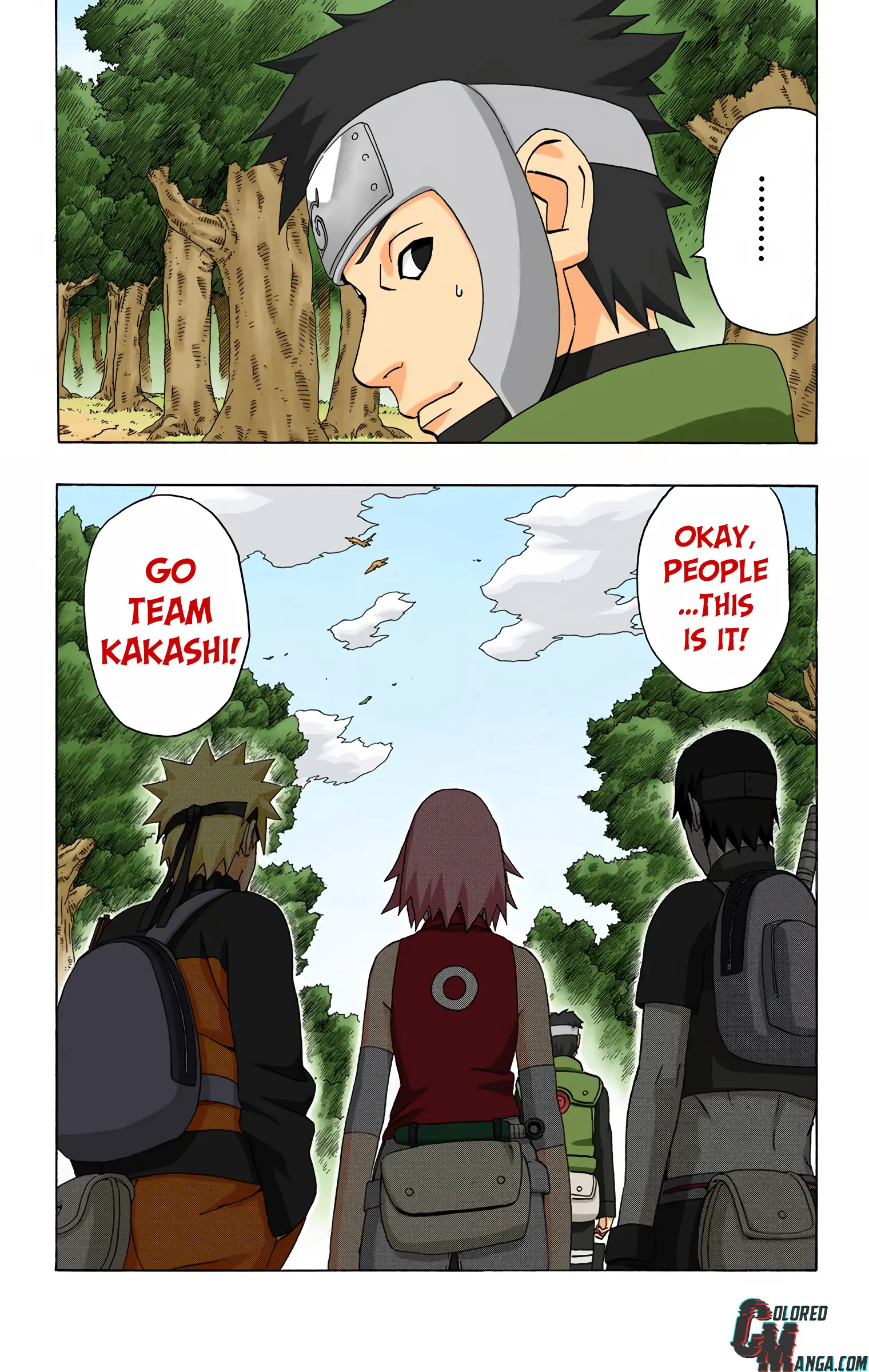 Naruto Colored Manga Online, chapter 285, page 19
