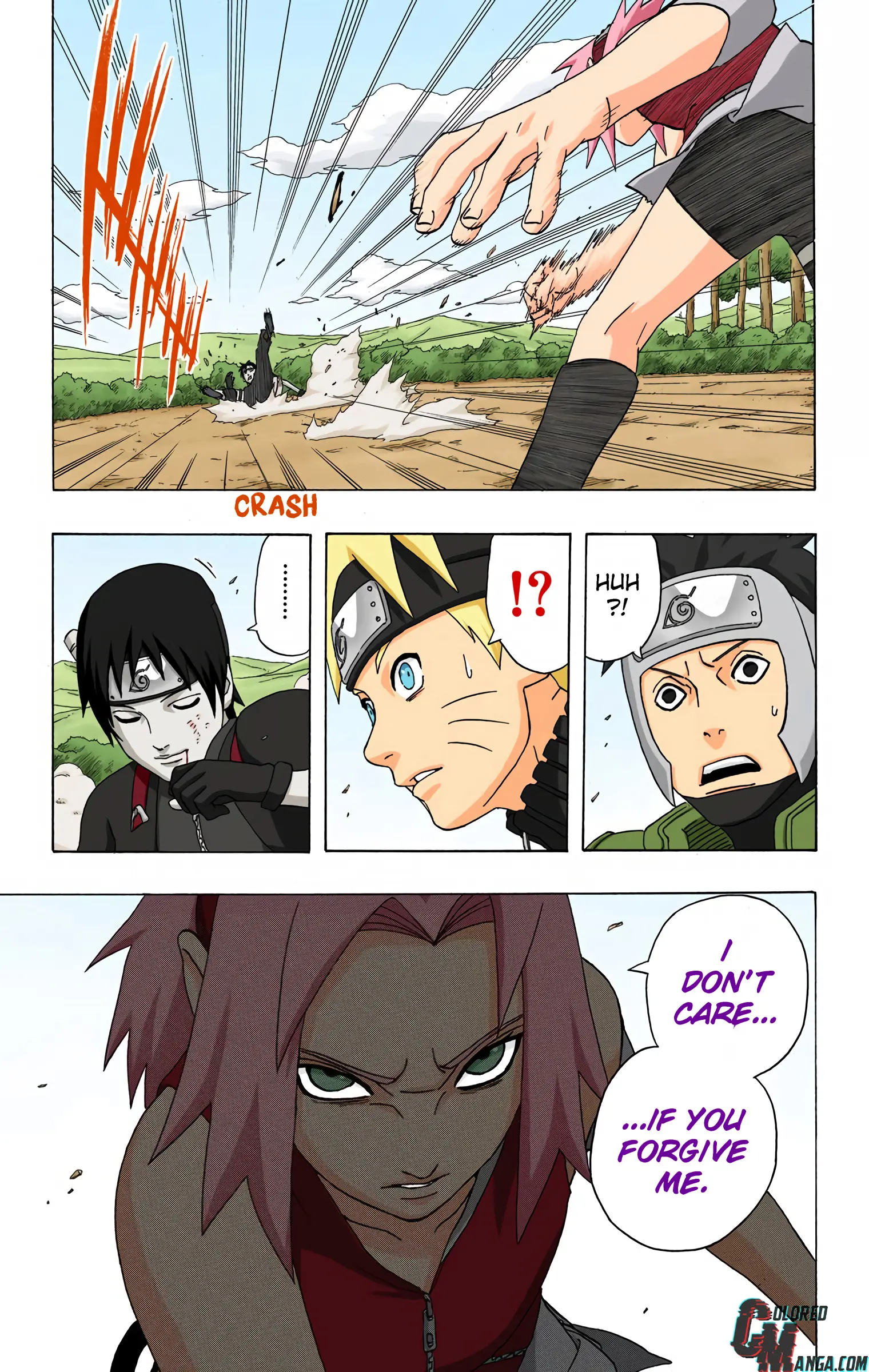 Naruto Colored Manga Online, chapter 286, page 9