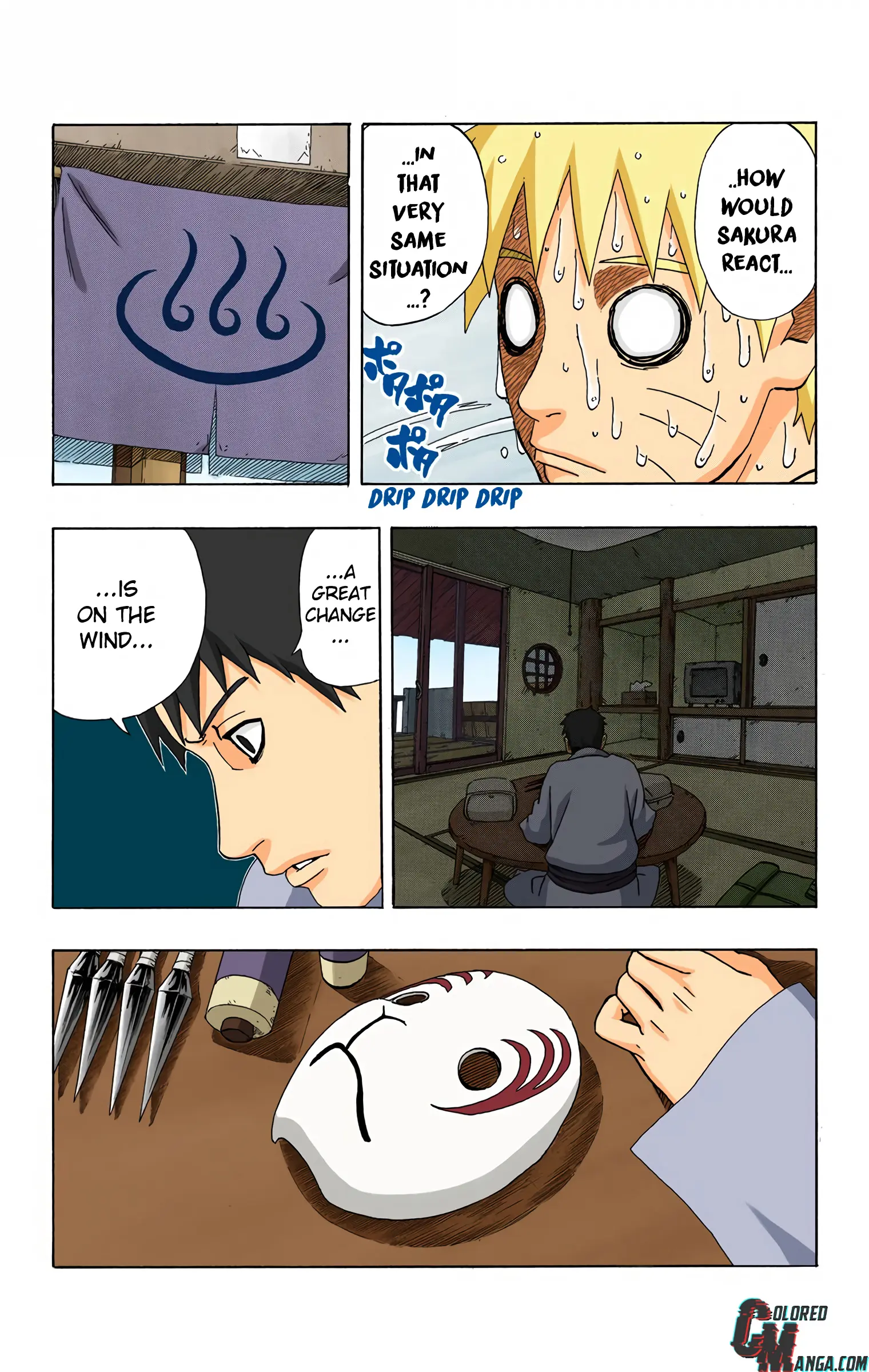 Naruto Colored Manga Online, chapter 286, page 17