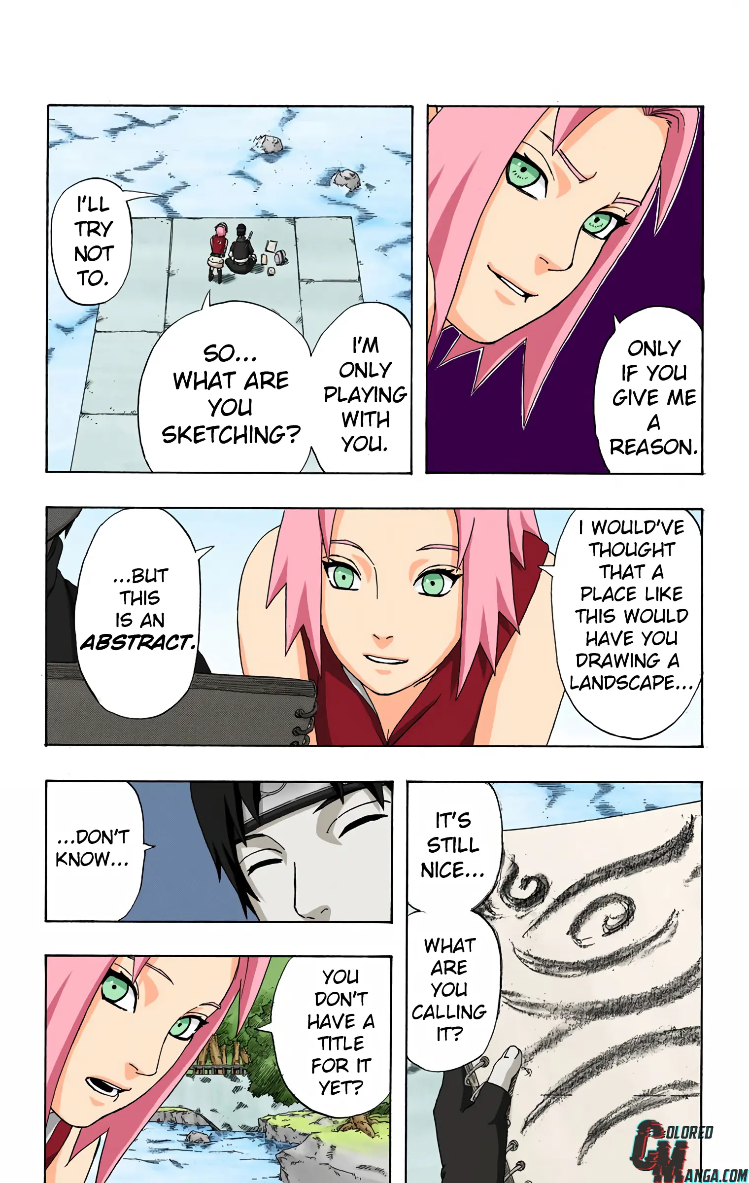 Naruto Colored Manga Online, chapter 287, page 5