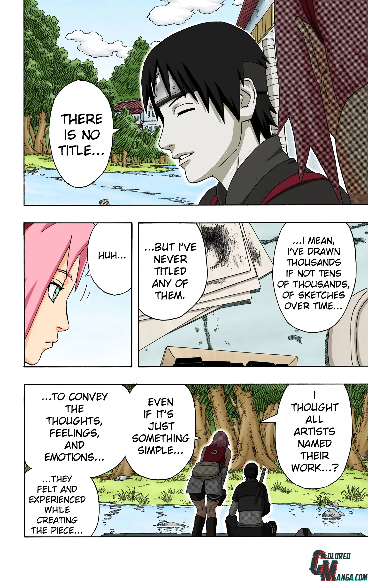 Naruto Colored Manga Online, chapter 287, page 6