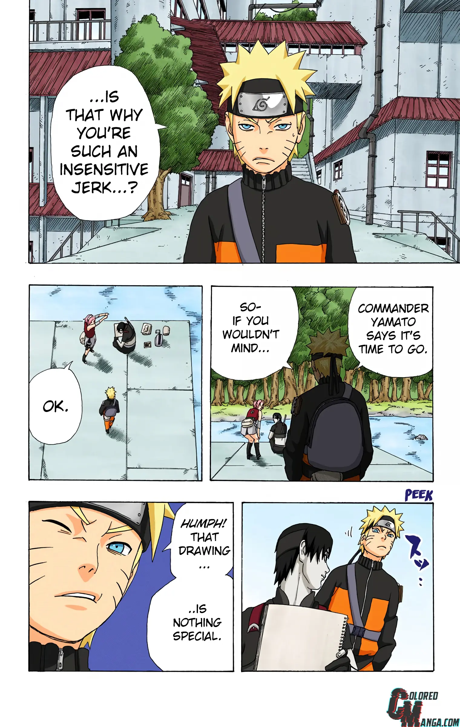 Naruto Colored Manga Online, chapter 287, page 8