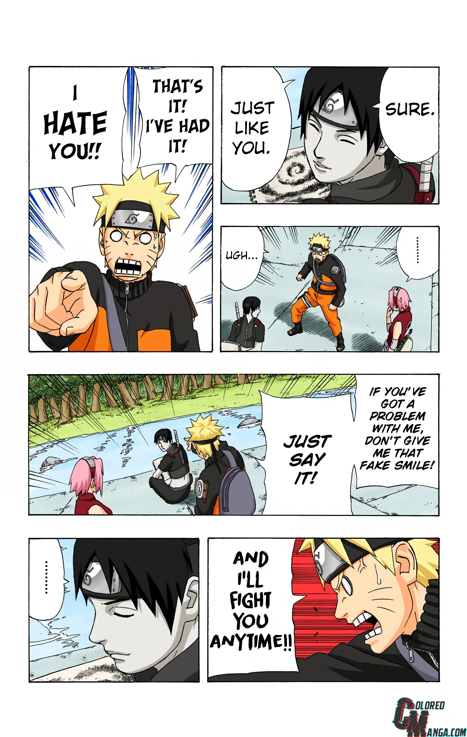 Naruto Colored Manga Online, chapter 287, page 9