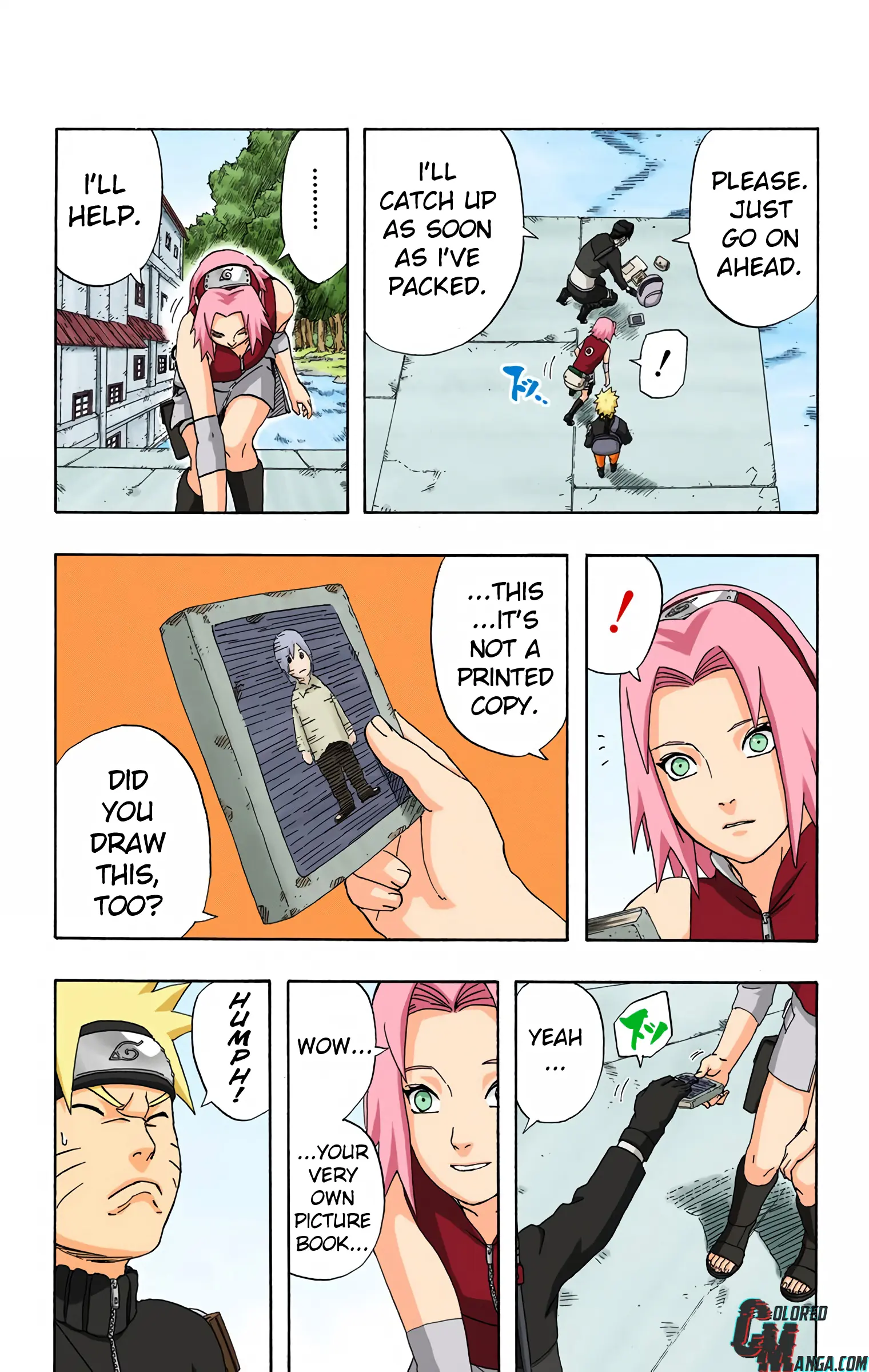 Naruto Colored Manga Online, chapter 287, page 11