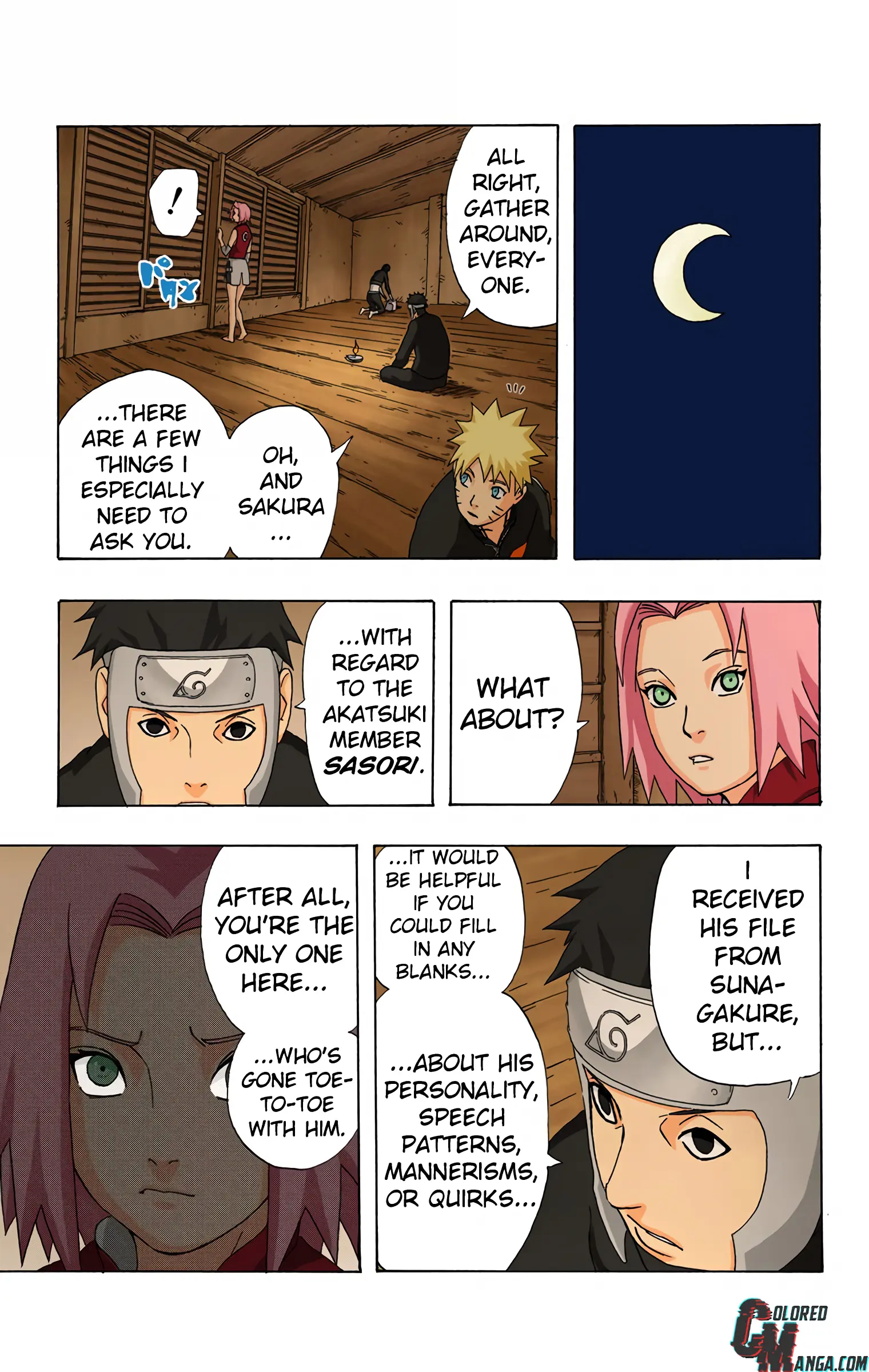 Naruto Colored Manga Online, chapter 287, page 15