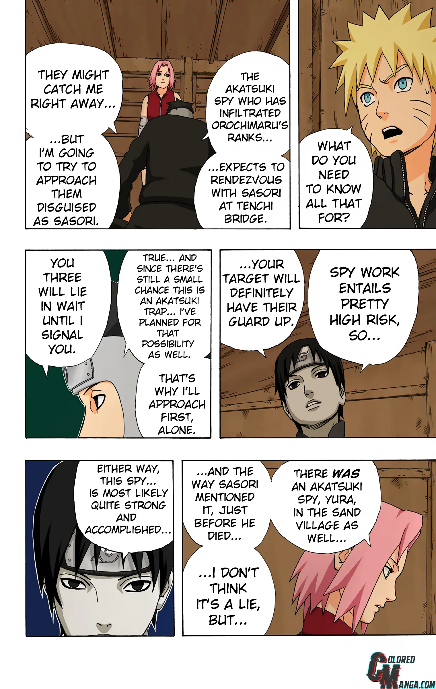 Naruto Colored Manga Online, chapter 287, page 16
