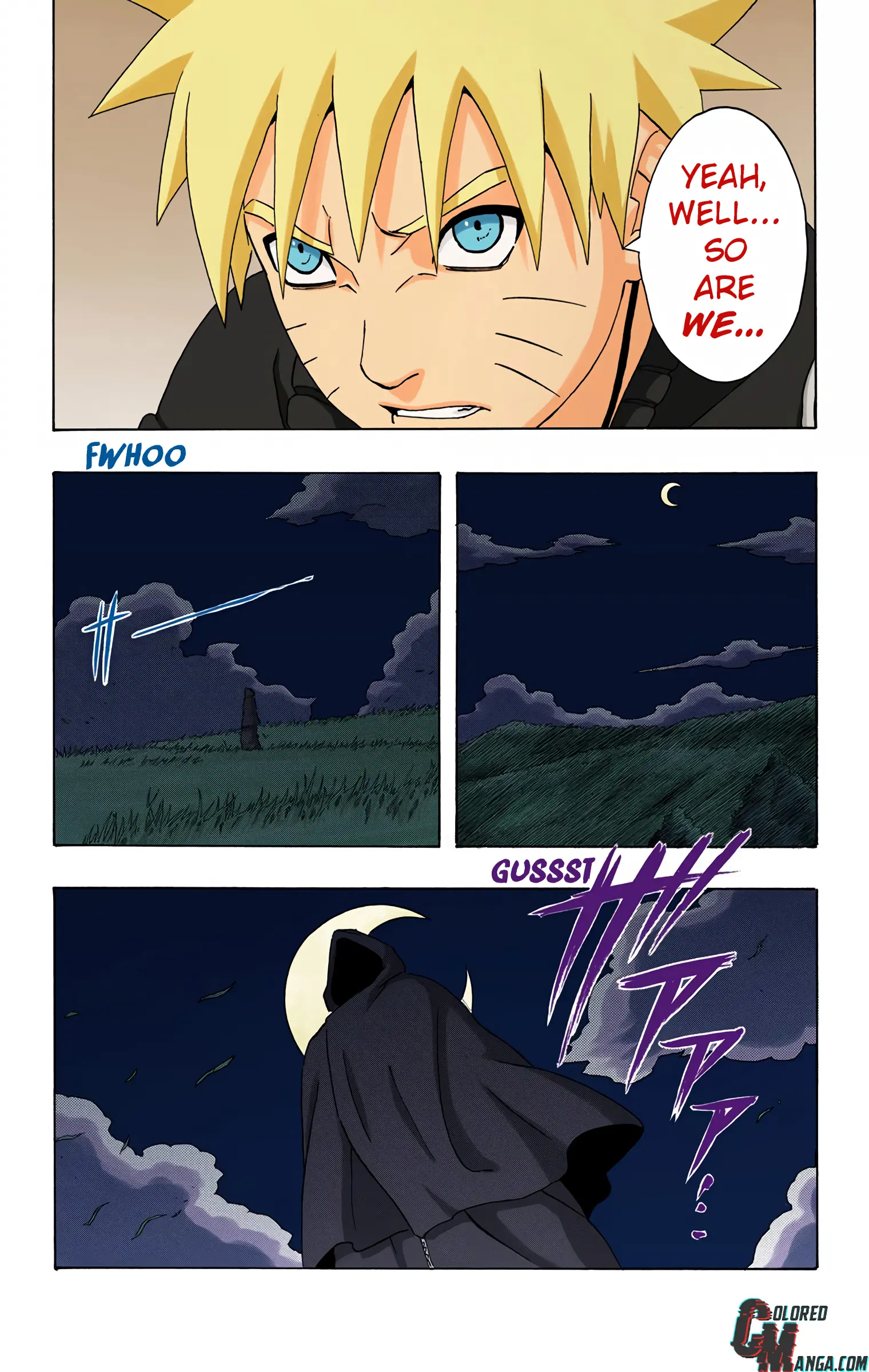 Naruto Colored Manga Online, chapter 287, page 17
