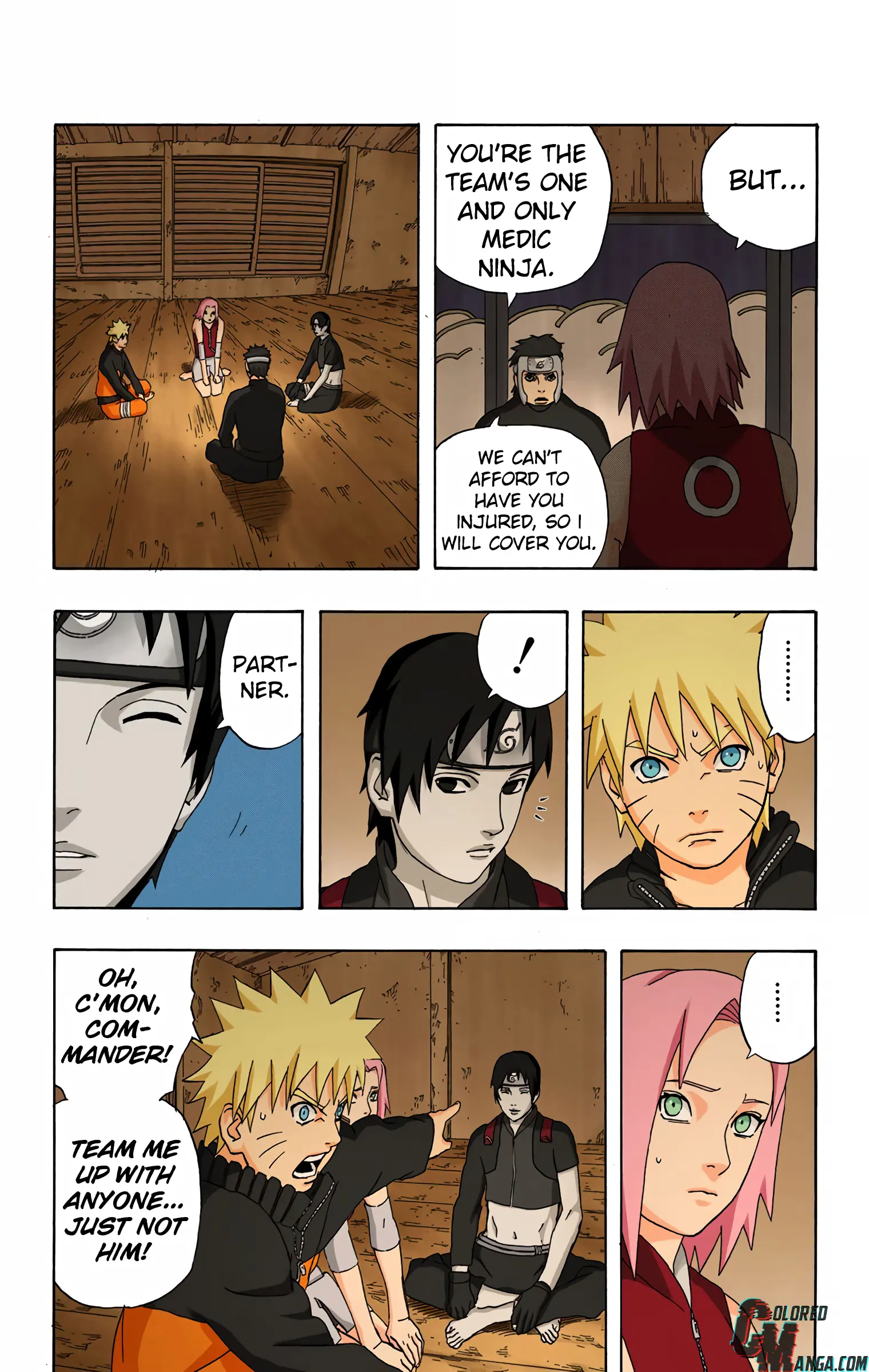 Naruto Colored Manga Online, chapter 288, page 5