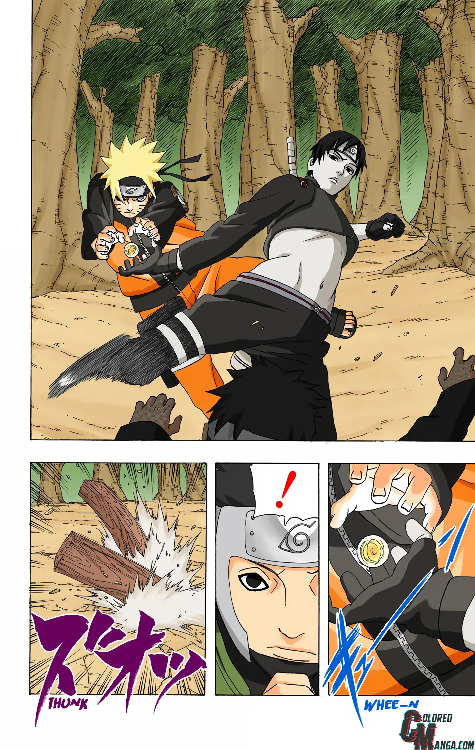Naruto Colored Manga Online, chapter 288, page 8