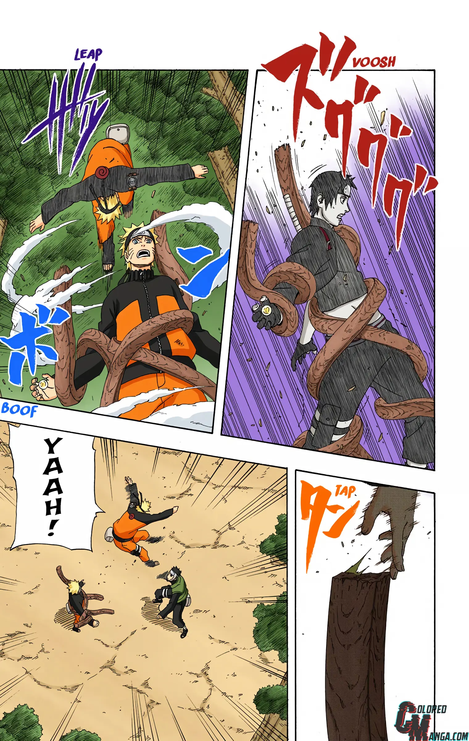 Naruto Colored Manga Online, chapter 288, page 9