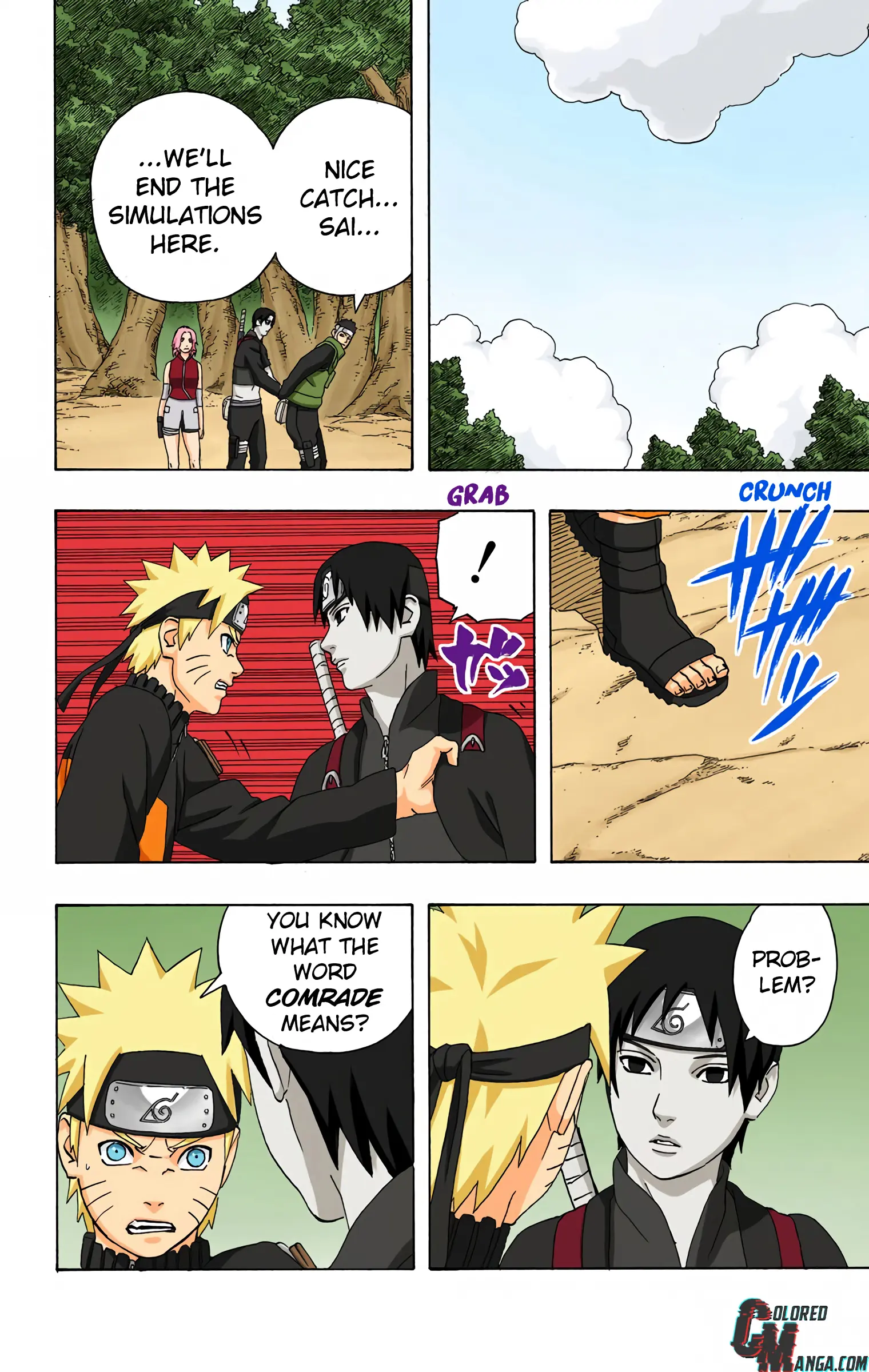 Naruto Colored Manga Online, chapter 288, page 12