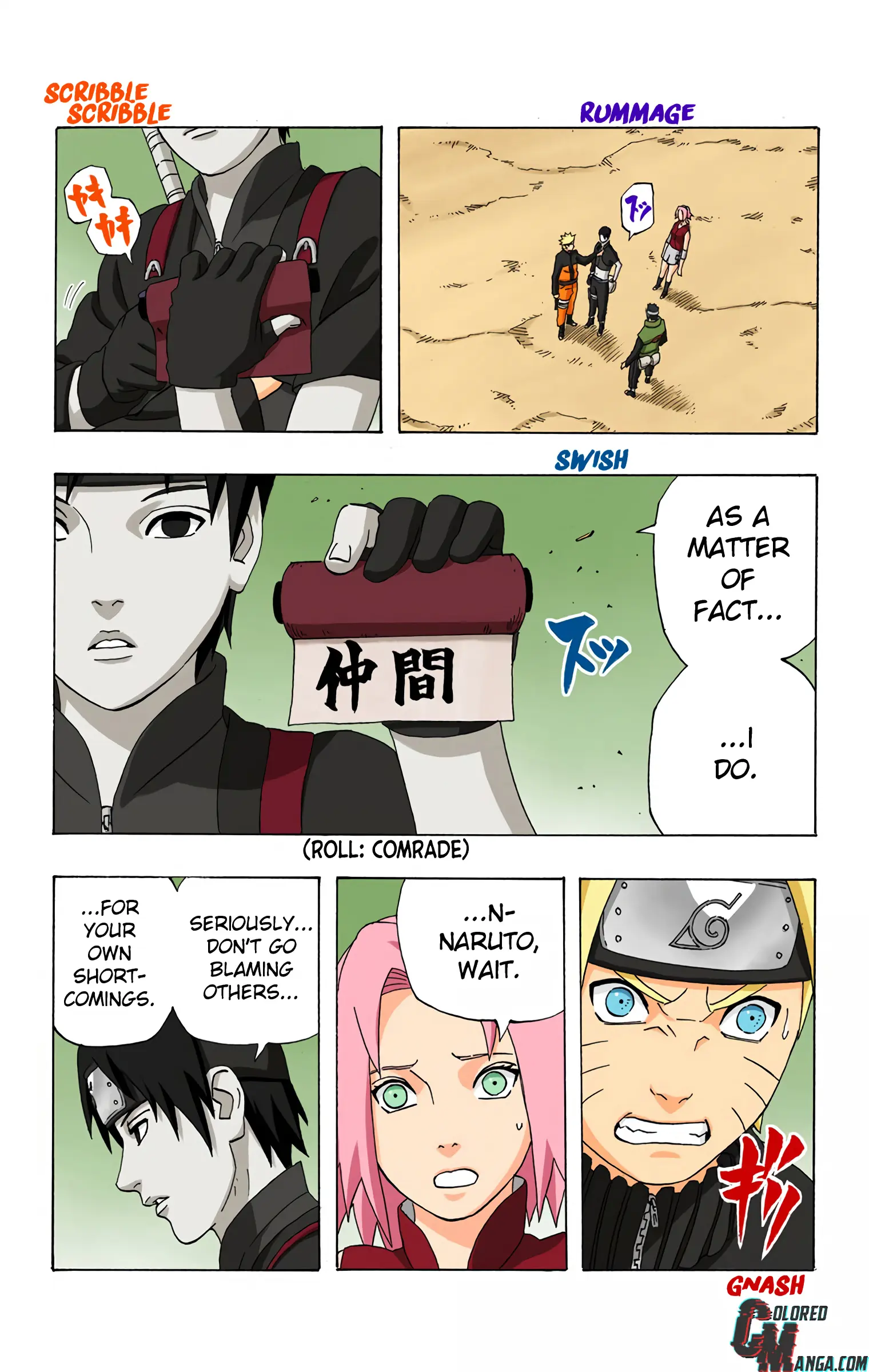 Naruto Colored Manga Online, chapter 288, page 13