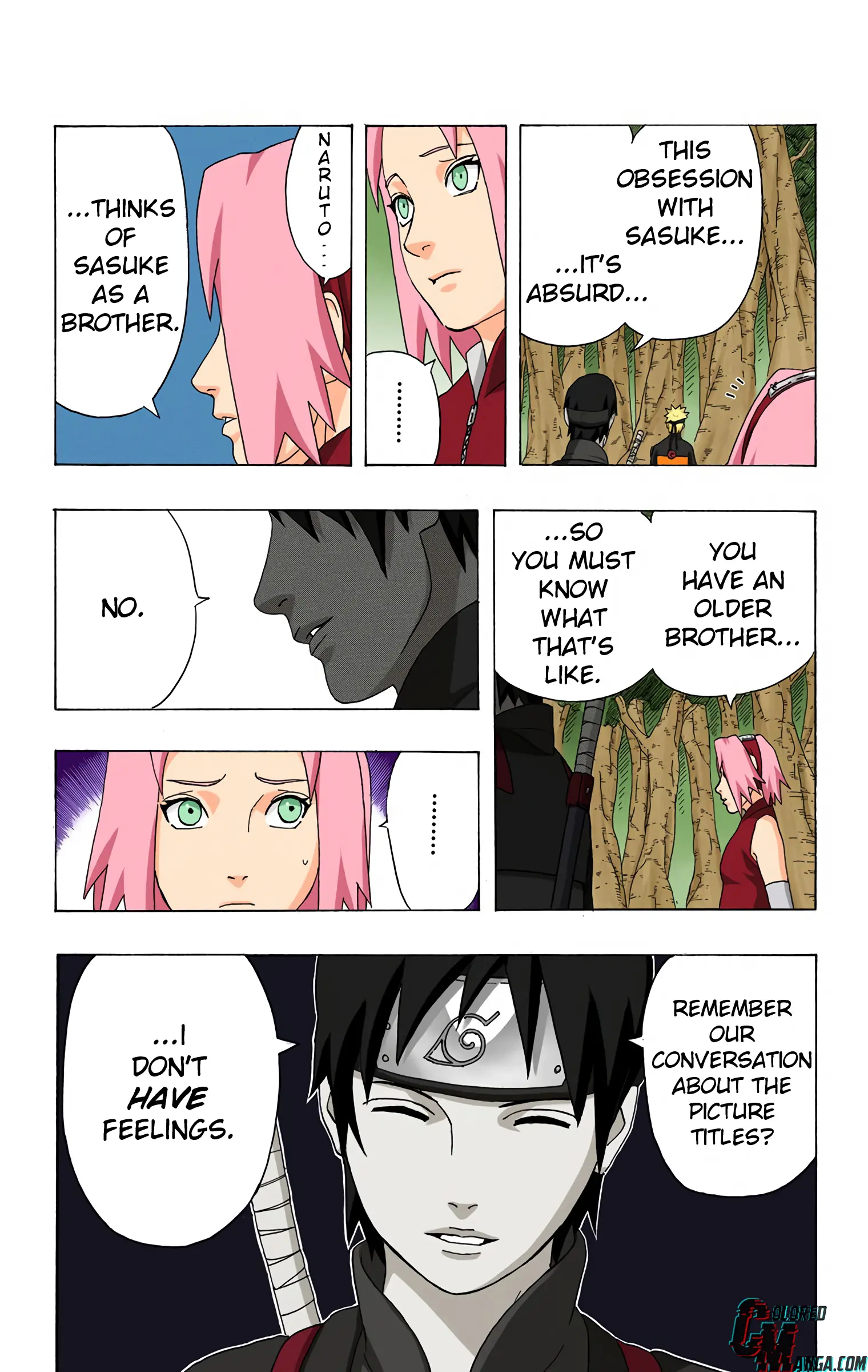 Naruto Colored Manga Online, chapter 288, page 17