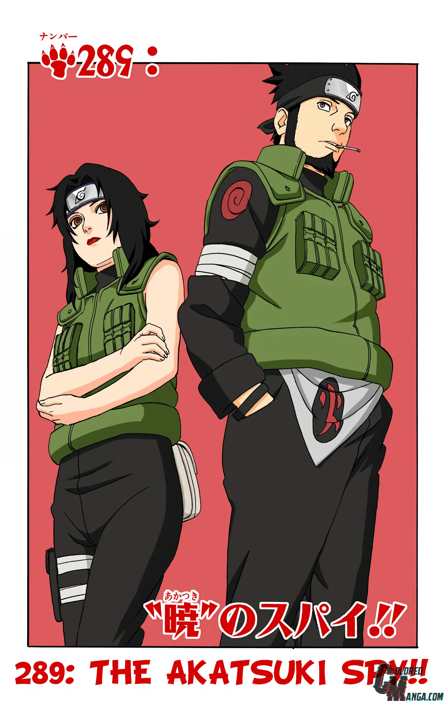 Naruto Colored Manga Online, chapter 289, page 1