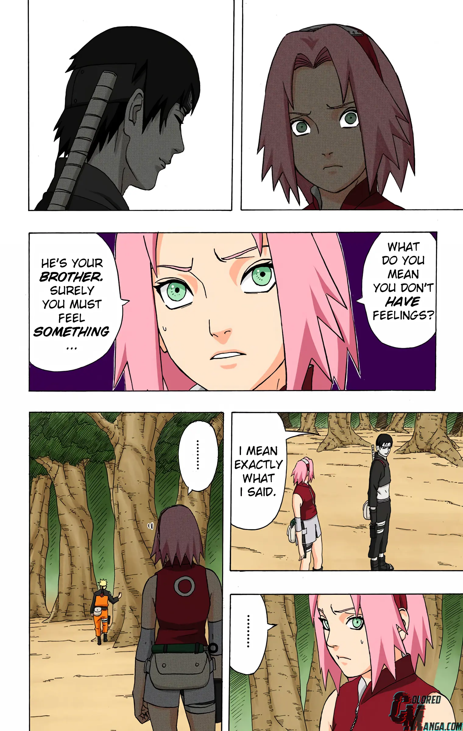 Naruto Colored Manga Online, chapter 289, page 2