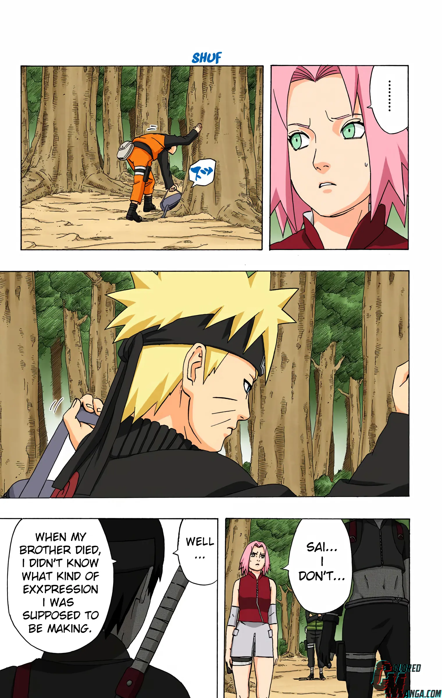 Naruto Colored Manga Online, chapter 289, page 5