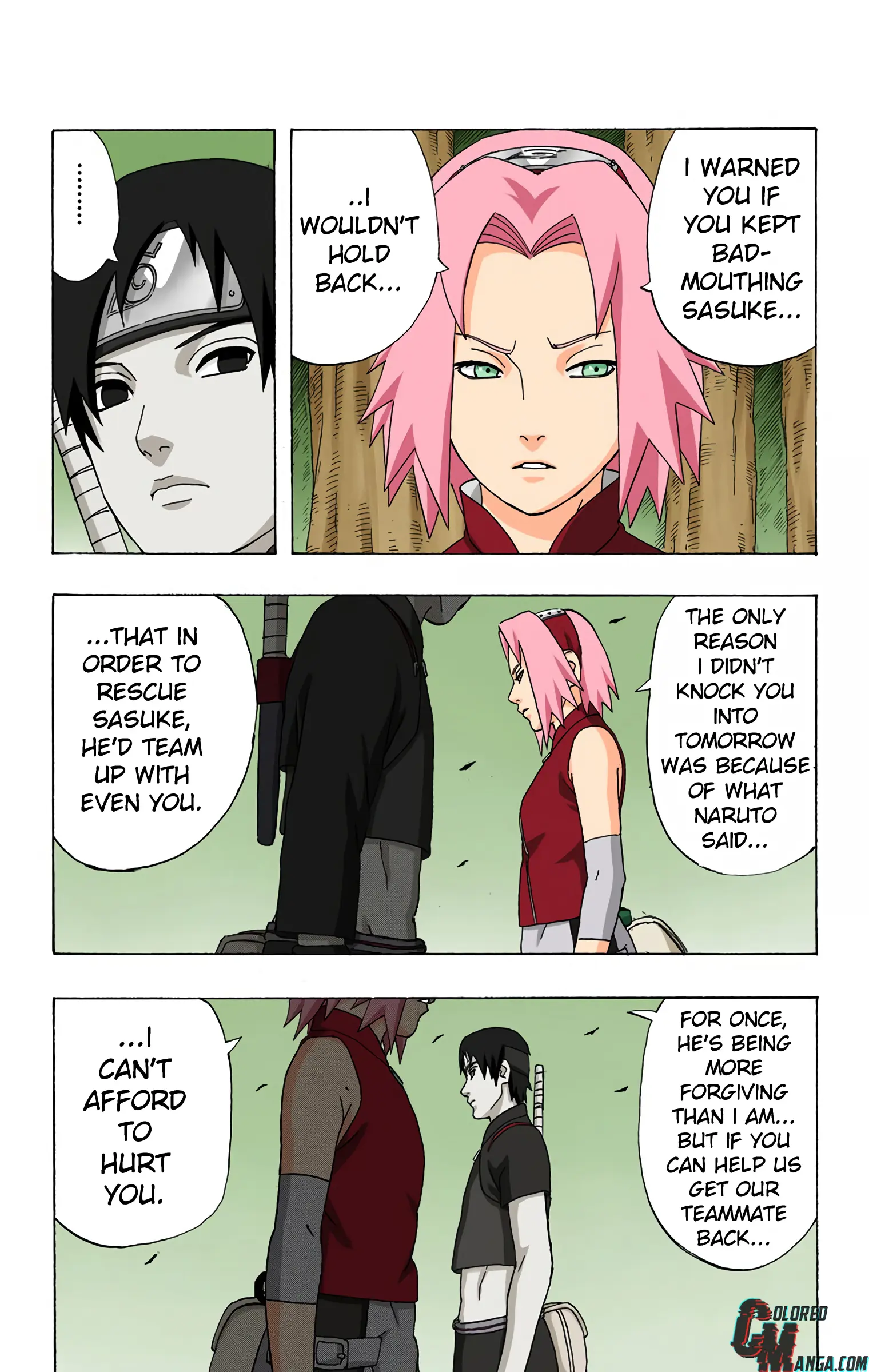 Naruto Colored Manga Online, chapter 289, page 7