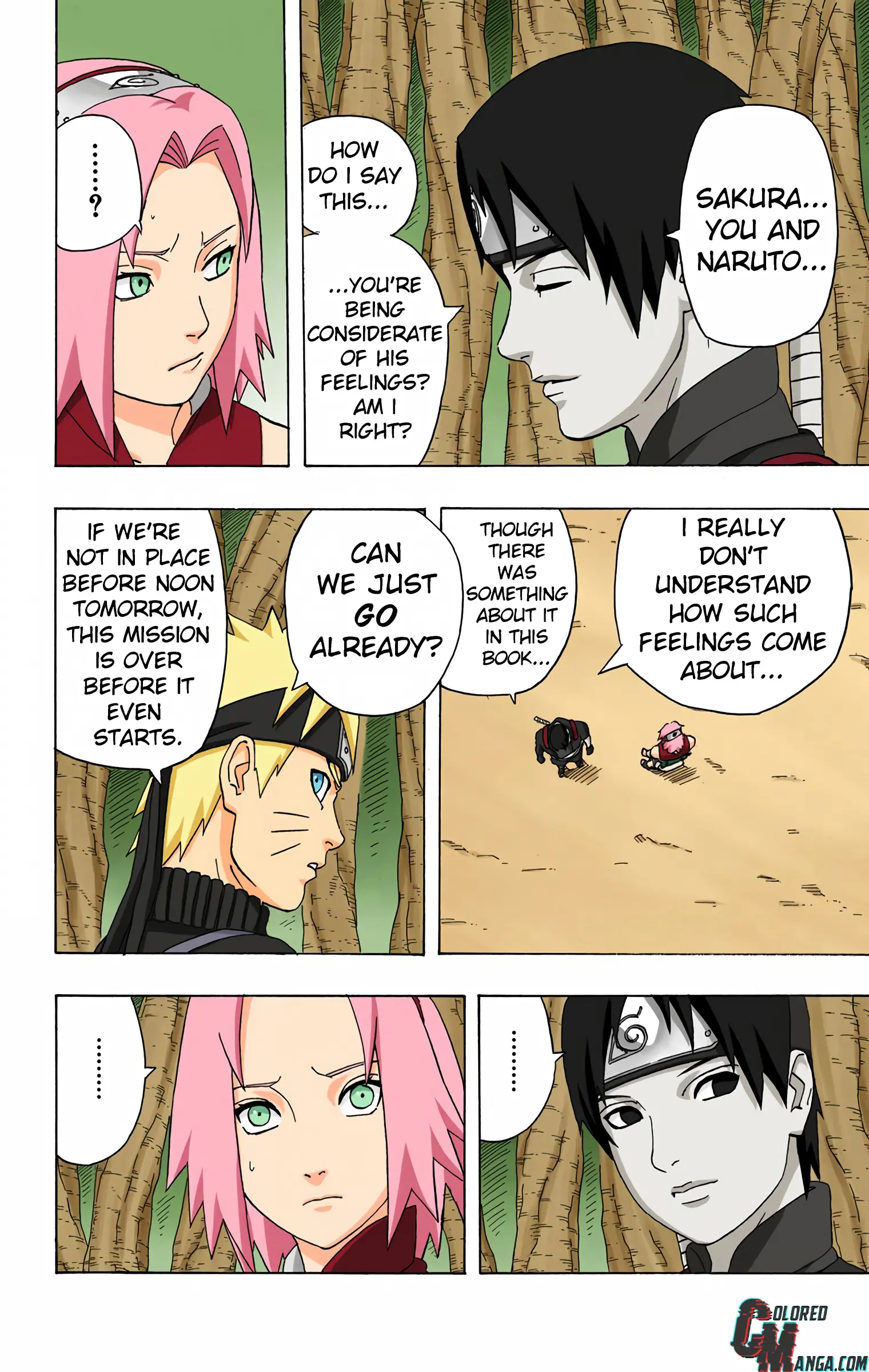 Naruto Colored Manga Online, chapter 289, page 8