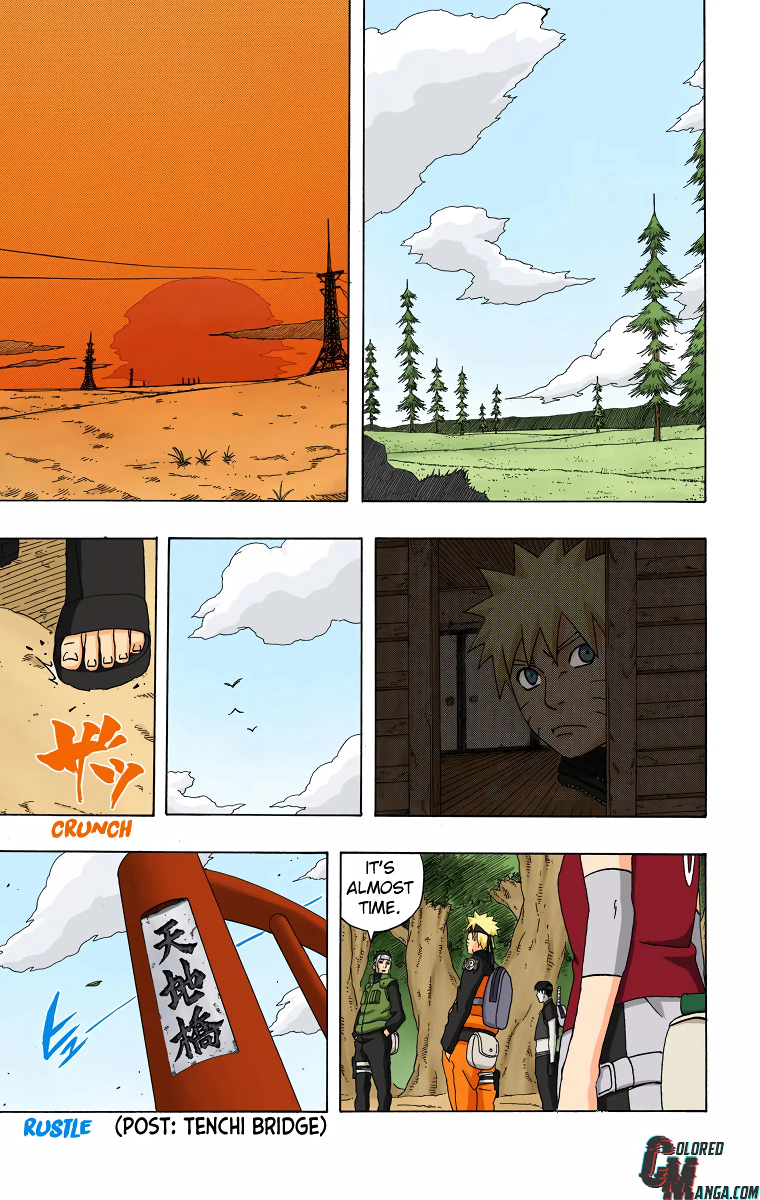 Naruto Colored Manga Online, chapter 289, page 9