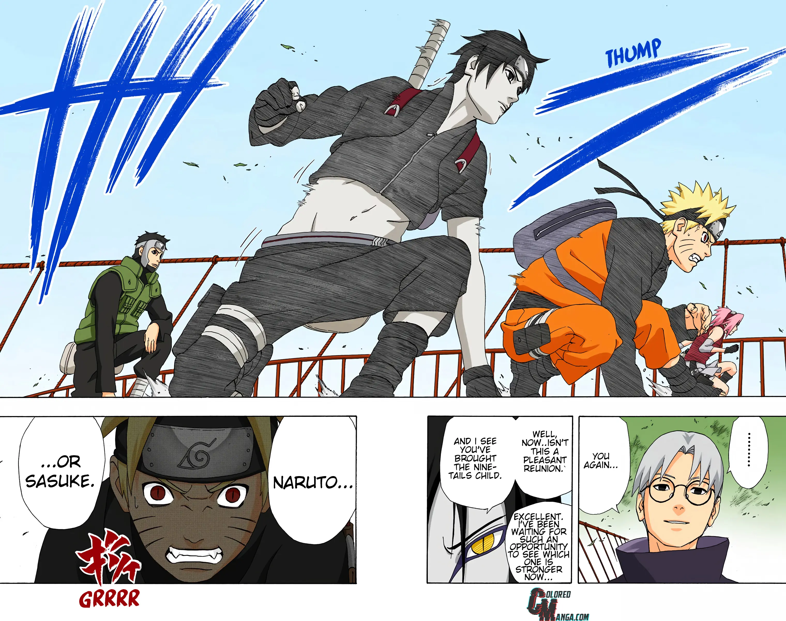 Naruto Colored Manga Online, chapter 290, page 22