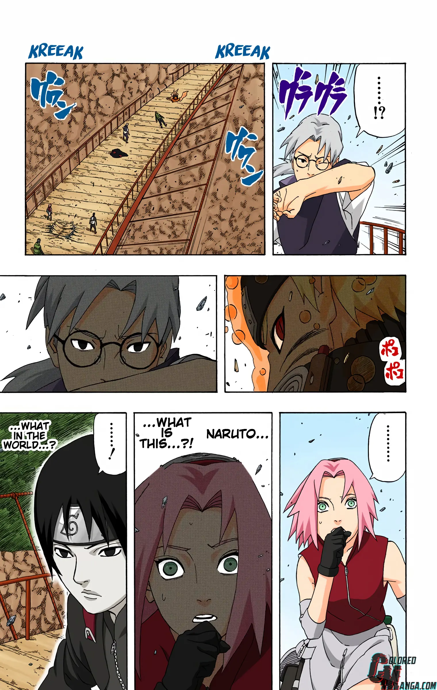Naruto Colored Manga Online, chapter 291, page 6