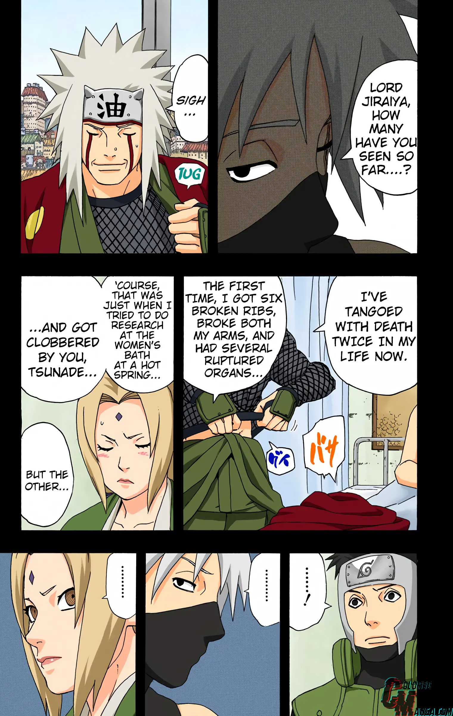 Naruto Colored Manga Online, chapter 291, page 8