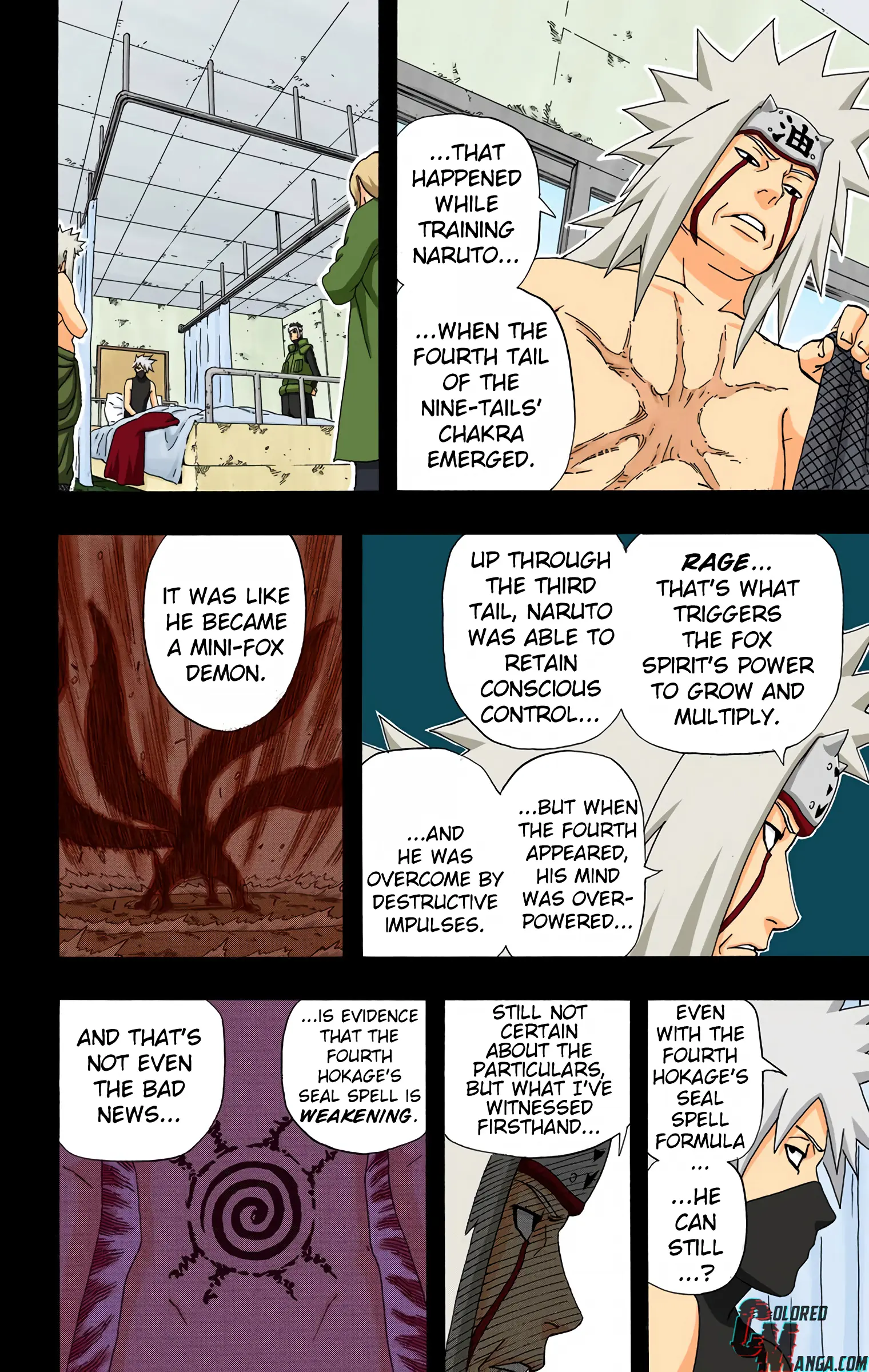 Naruto Colored Manga Online, chapter 291, page 9