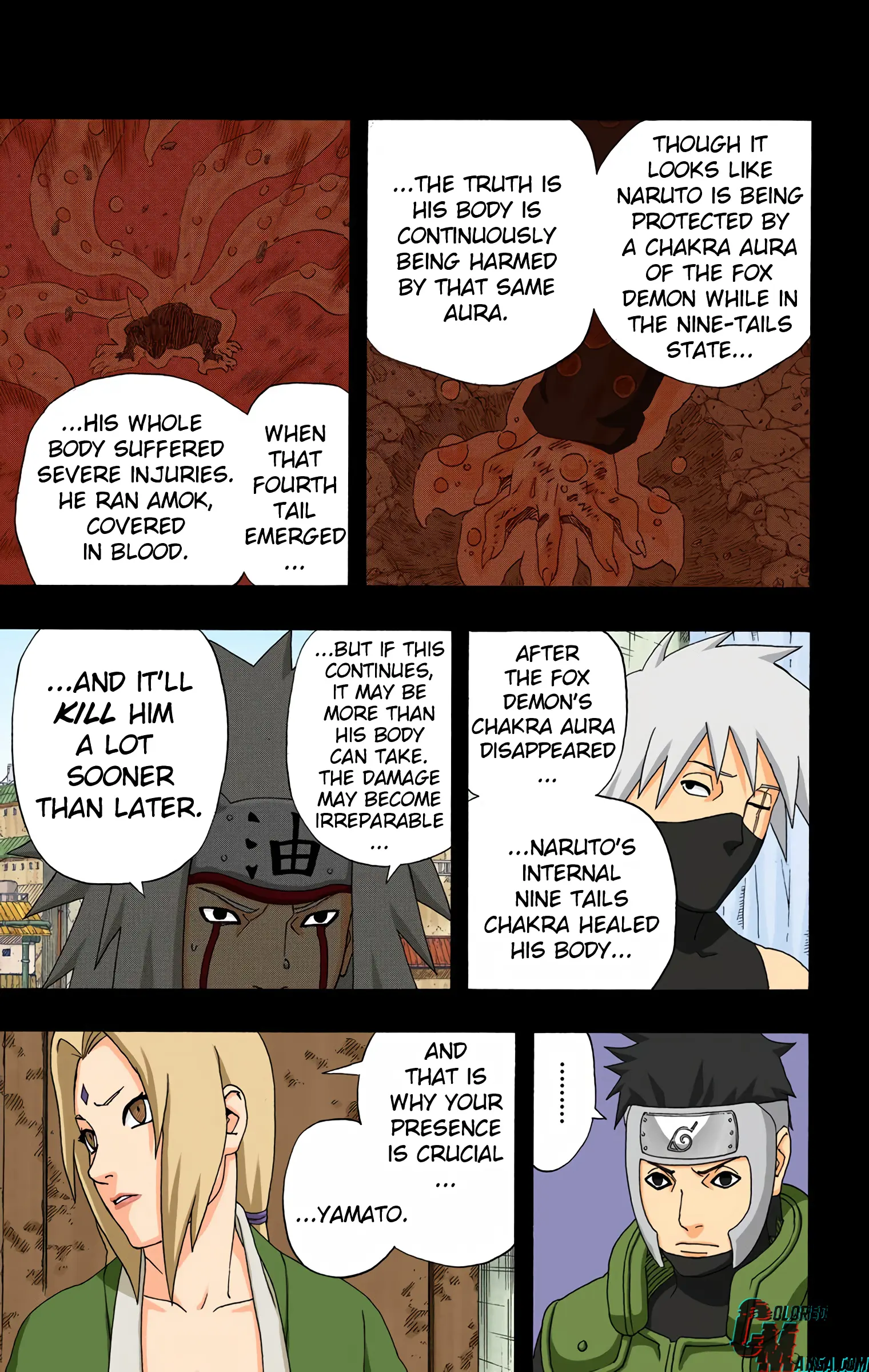 Naruto Colored Manga Online, chapter 291, page 10
