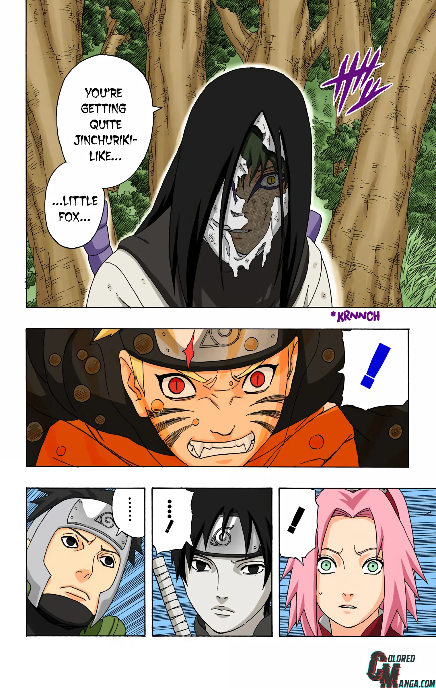 Naruto Colored Manga Online, chapter 291, page 13