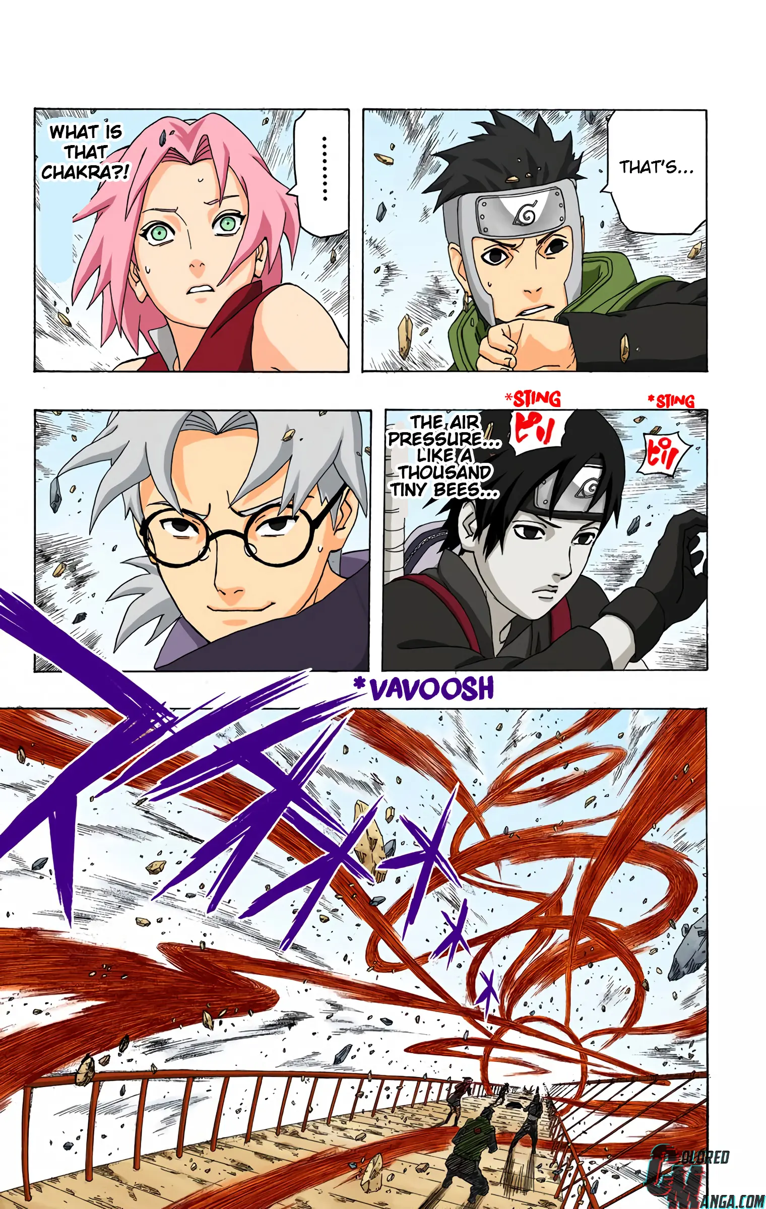 Naruto Colored Manga Online, chapter 292, page 3