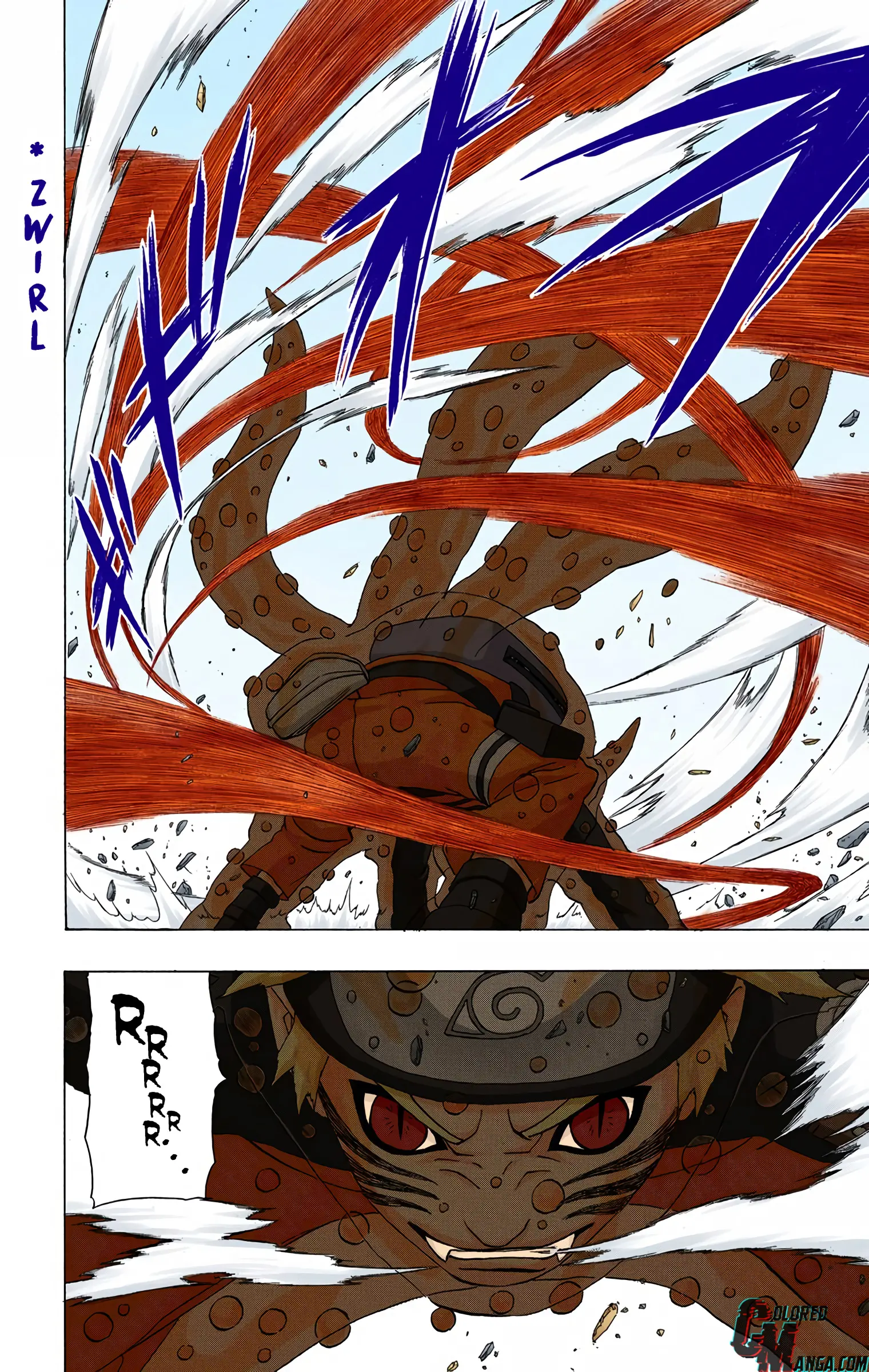 Naruto Colored Manga Online, chapter 292, page 4