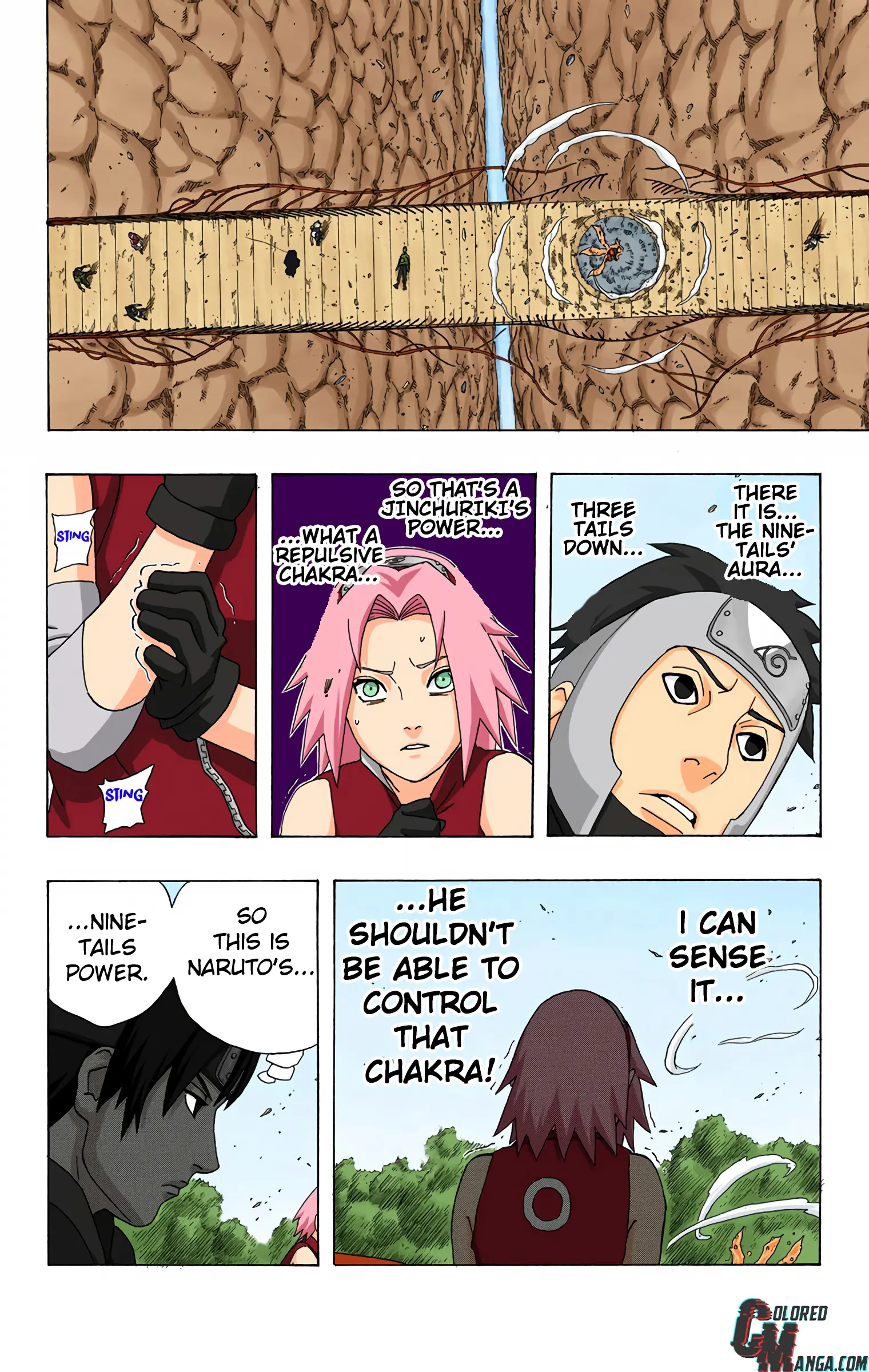 Naruto Colored Manga Online, chapter 292, page 8