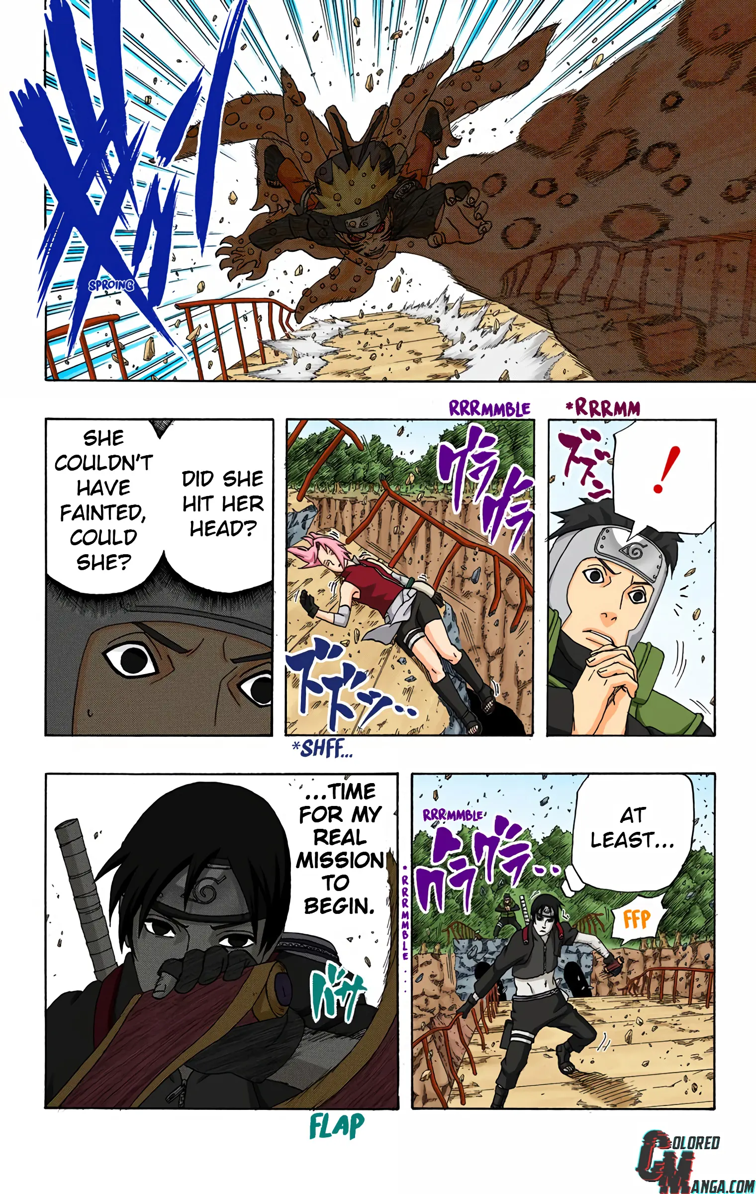 Naruto Colored Manga Online, chapter 292, page 14