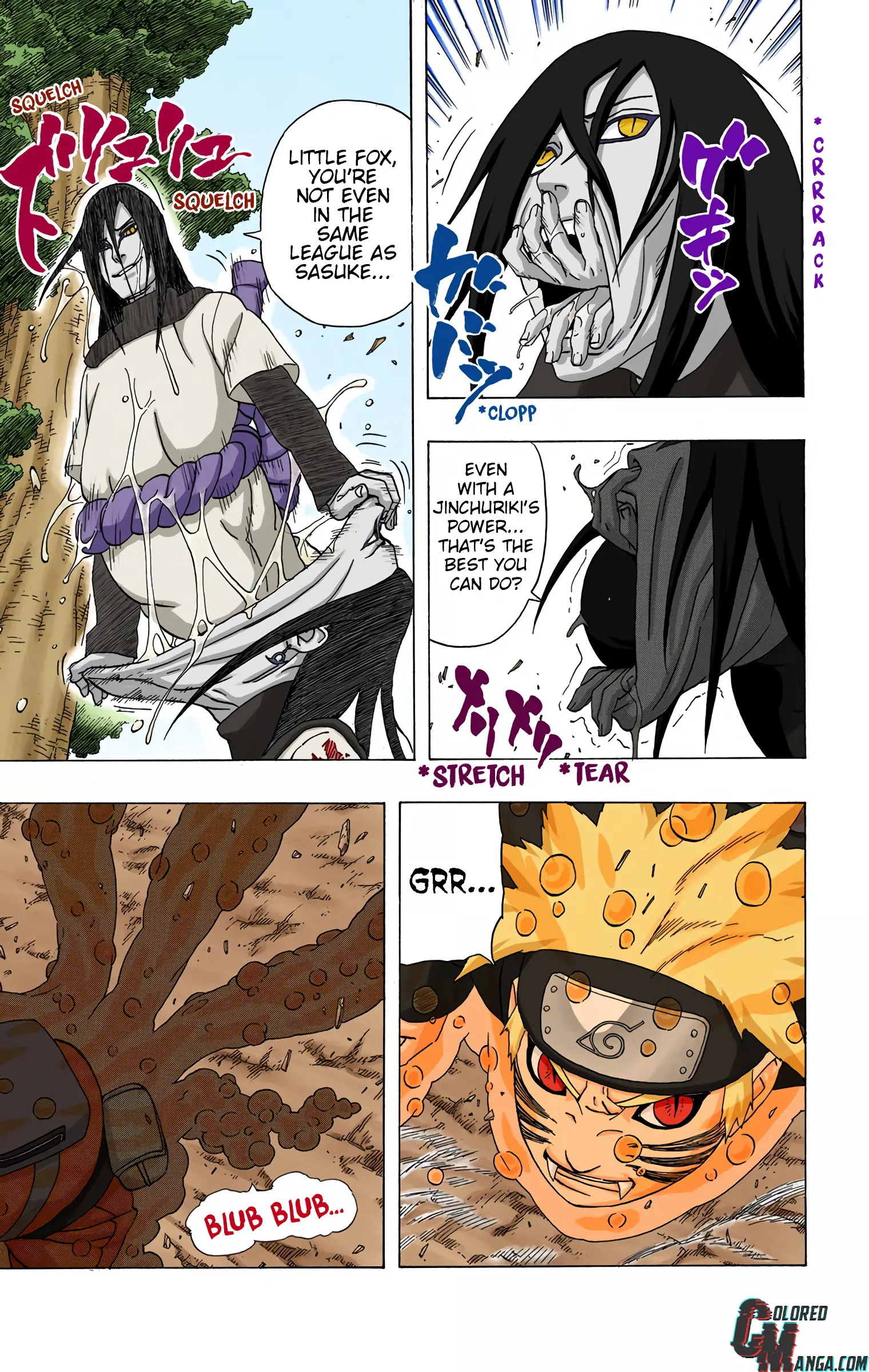 Naruto Colored Manga Online, chapter 292, page 19