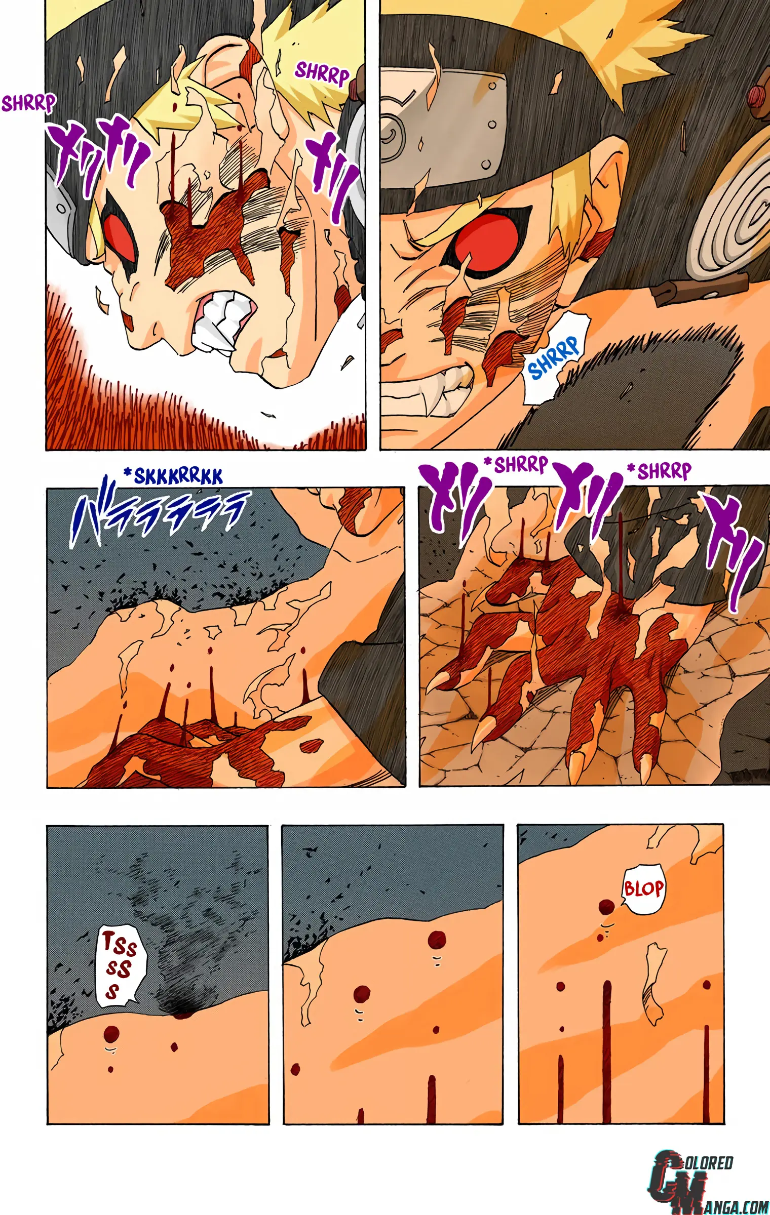 Naruto Colored Manga Online, chapter 293, page 6