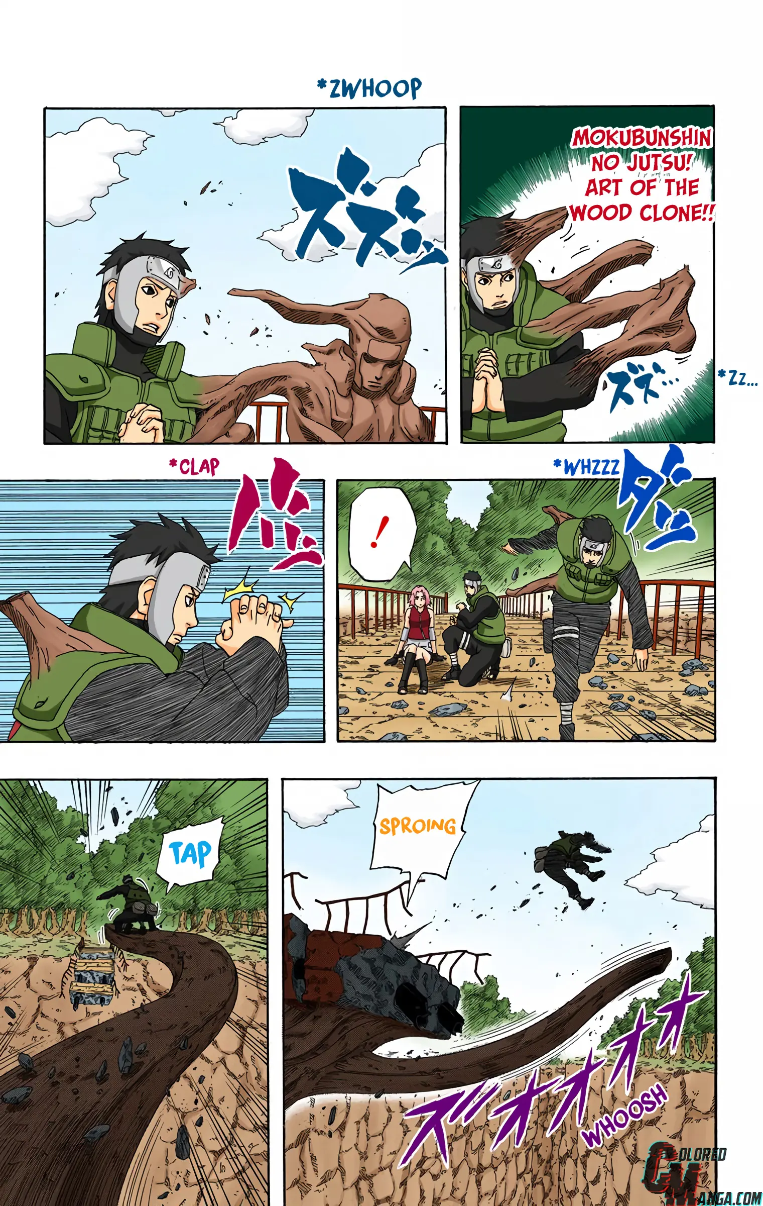 Naruto Colored Manga Online, chapter 293, page 9